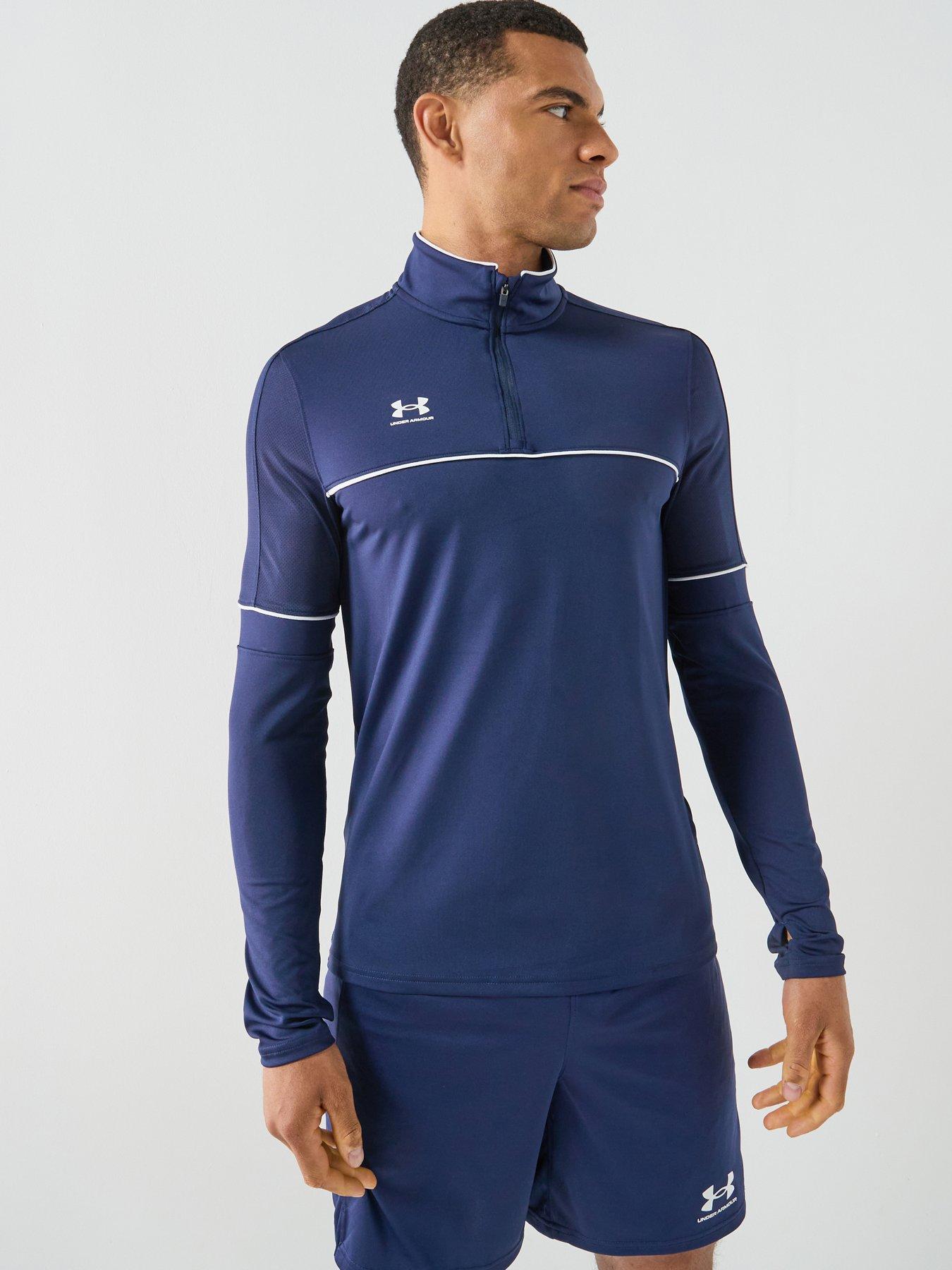 under-armour-mens-football-challenger-14-zip-navy