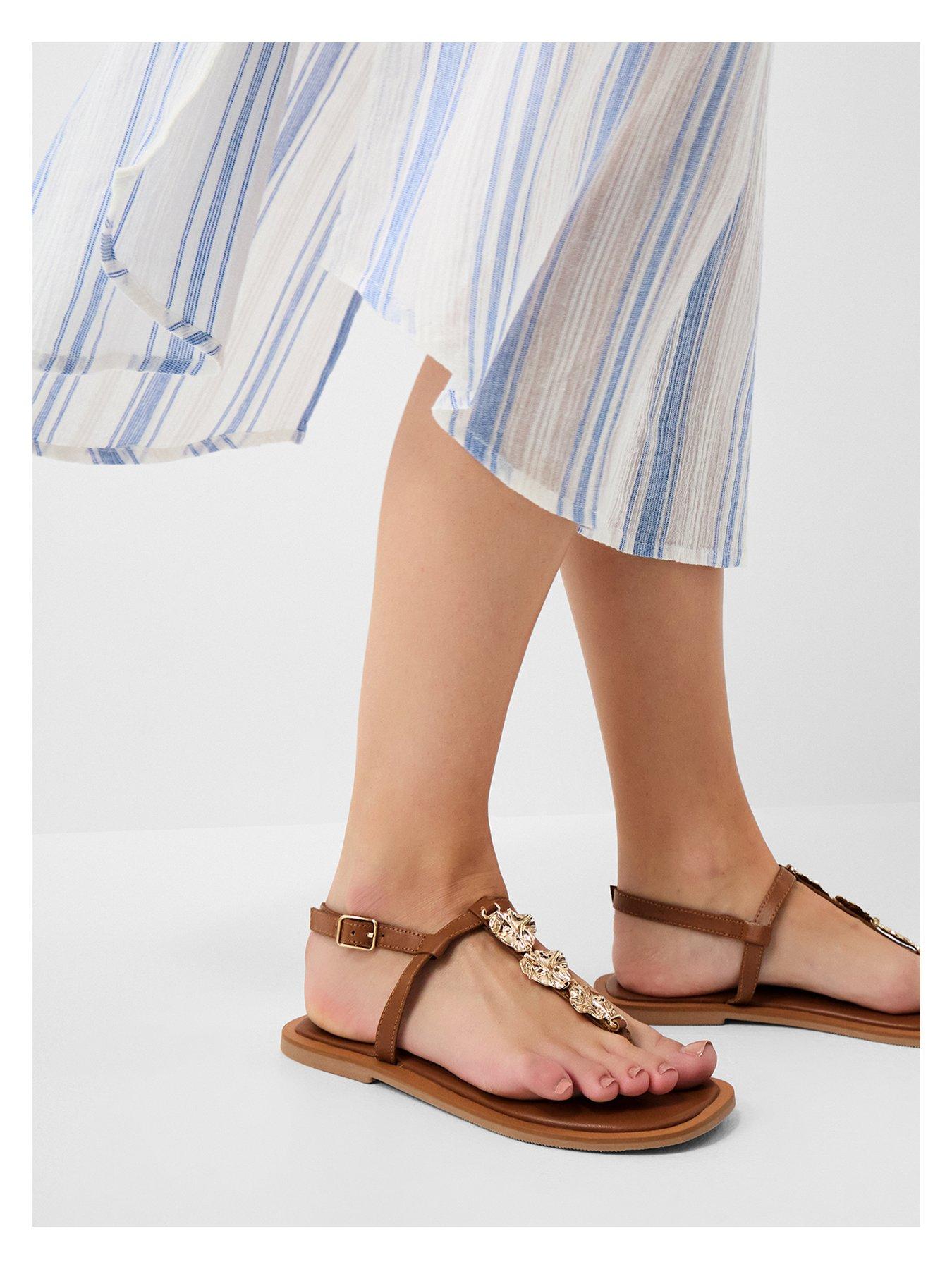 accessorize-metal-detail-strappy-sandals-browndetail