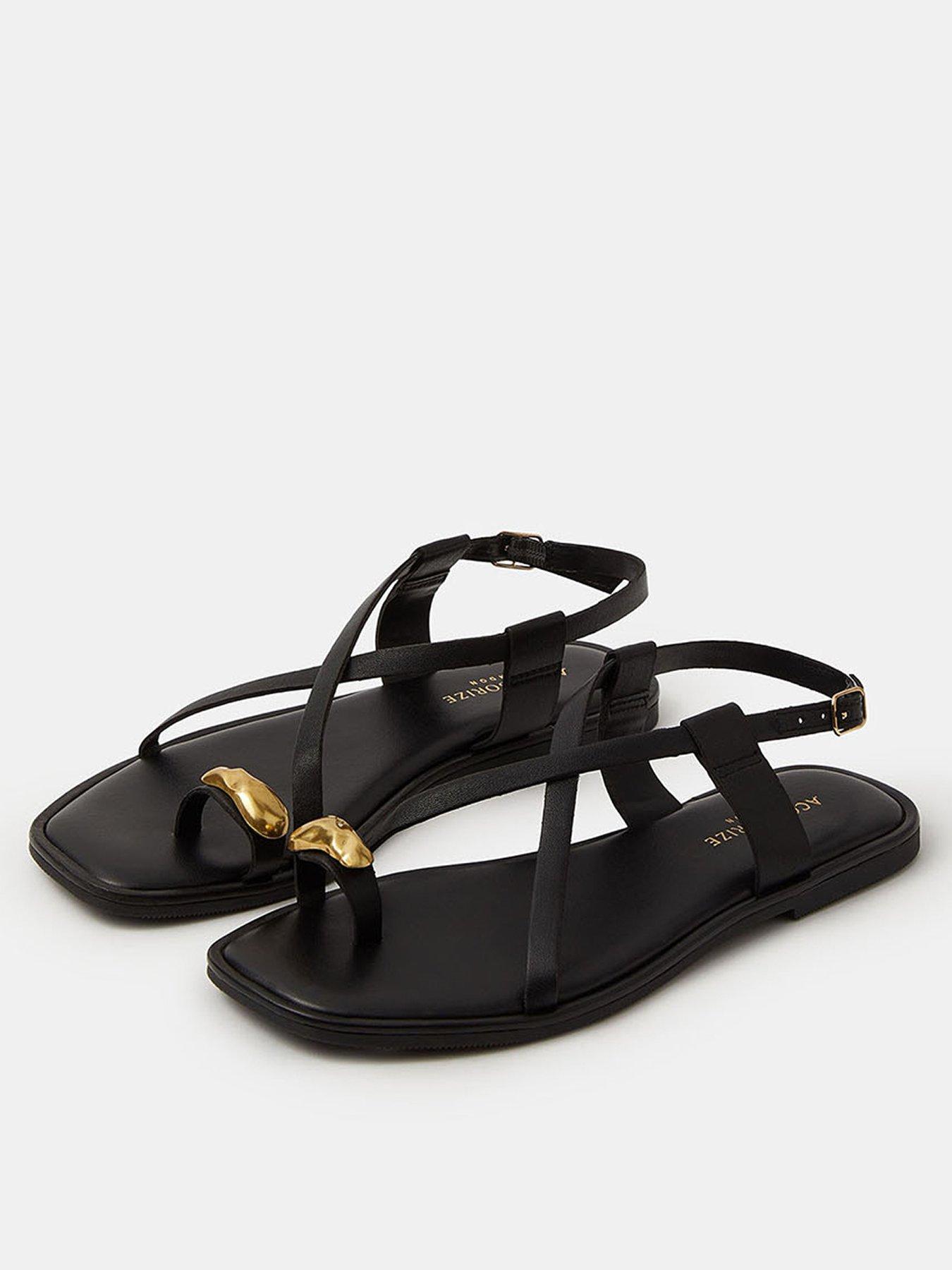 accessorize-metal-toe-detail-strappy-sandals-blackstillFront