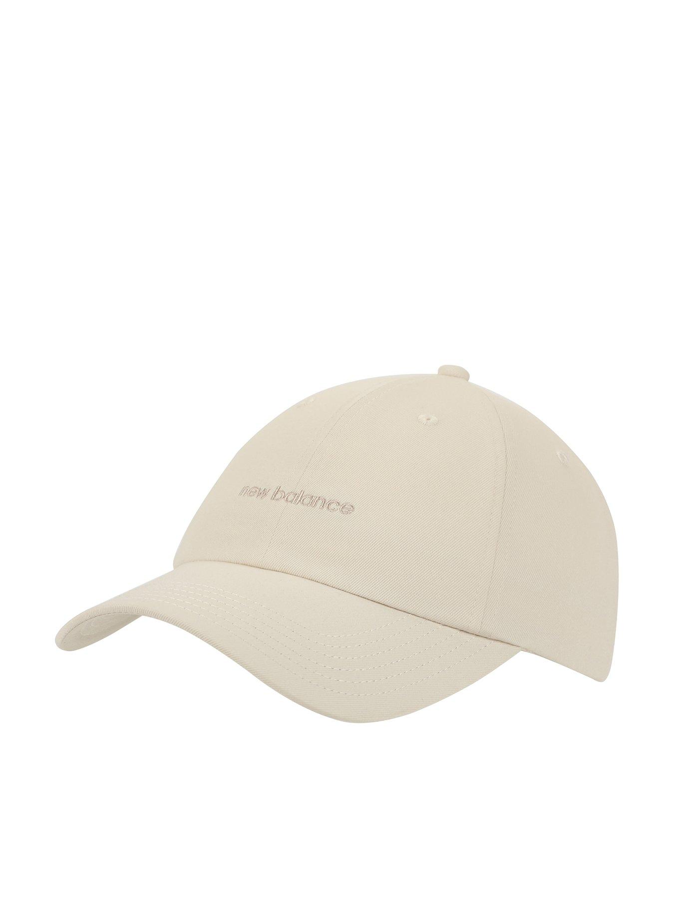 Image 1 of 3 of New Balance Womens 6 Panel Linear Logo Hat - White