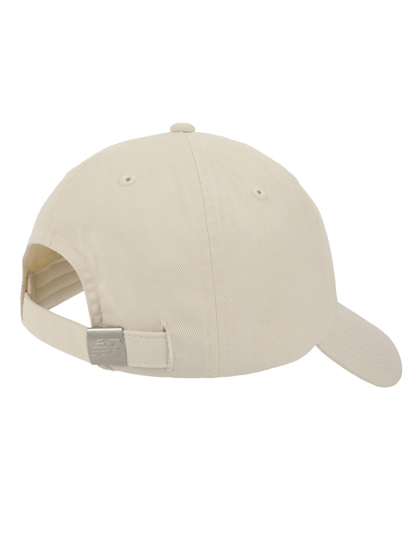 Image 2 of 3 of New Balance Womens 6 Panel Linear Logo Hat - White