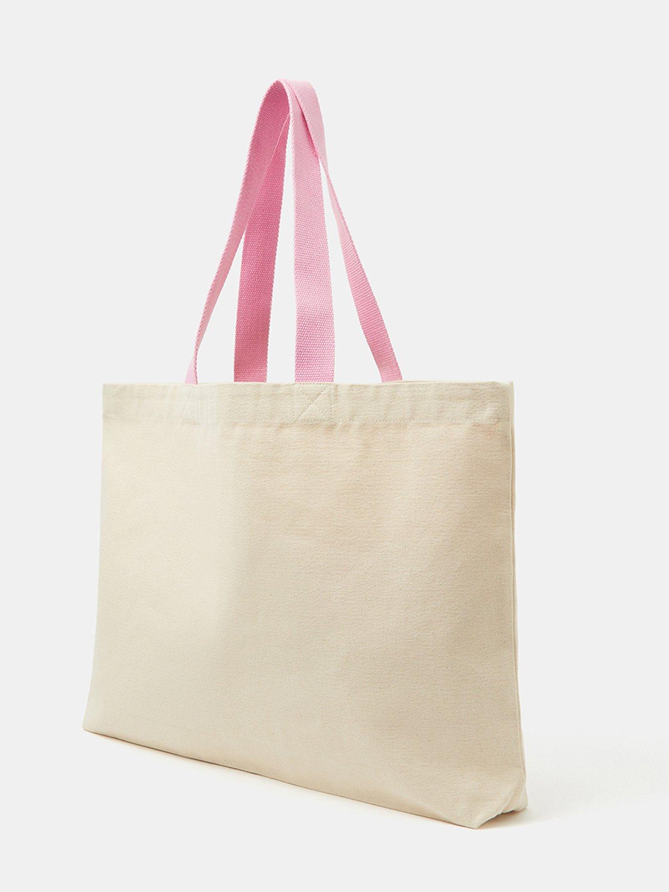 Image 5 of 5 of Accessorize Cross Stitch Heart Shopper Bag