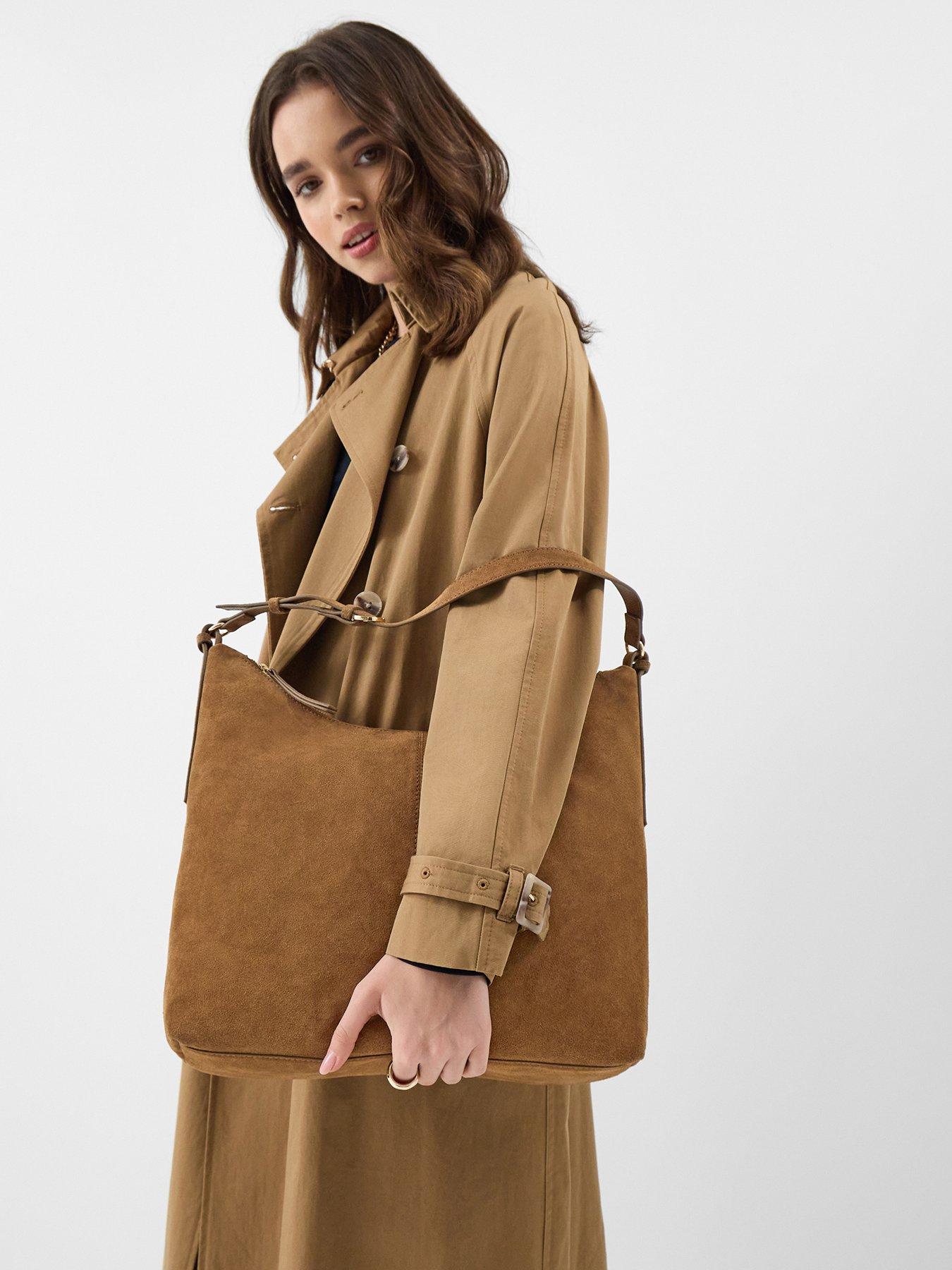 Image 2 of 5 of Accessorize Slouchy Suede Shoulder Bag