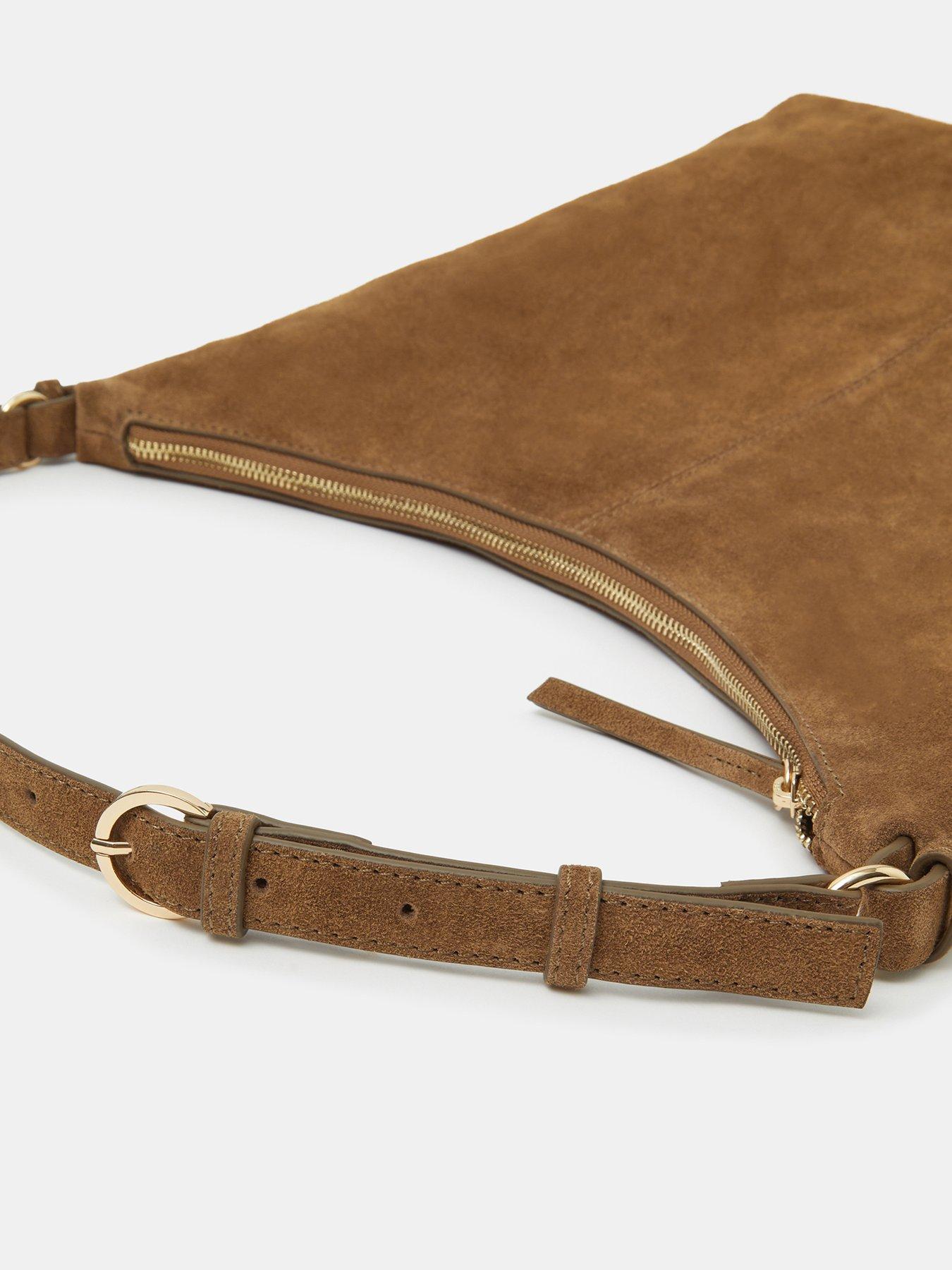 Image 4 of 5 of Accessorize Slouchy Suede Shoulder Bag