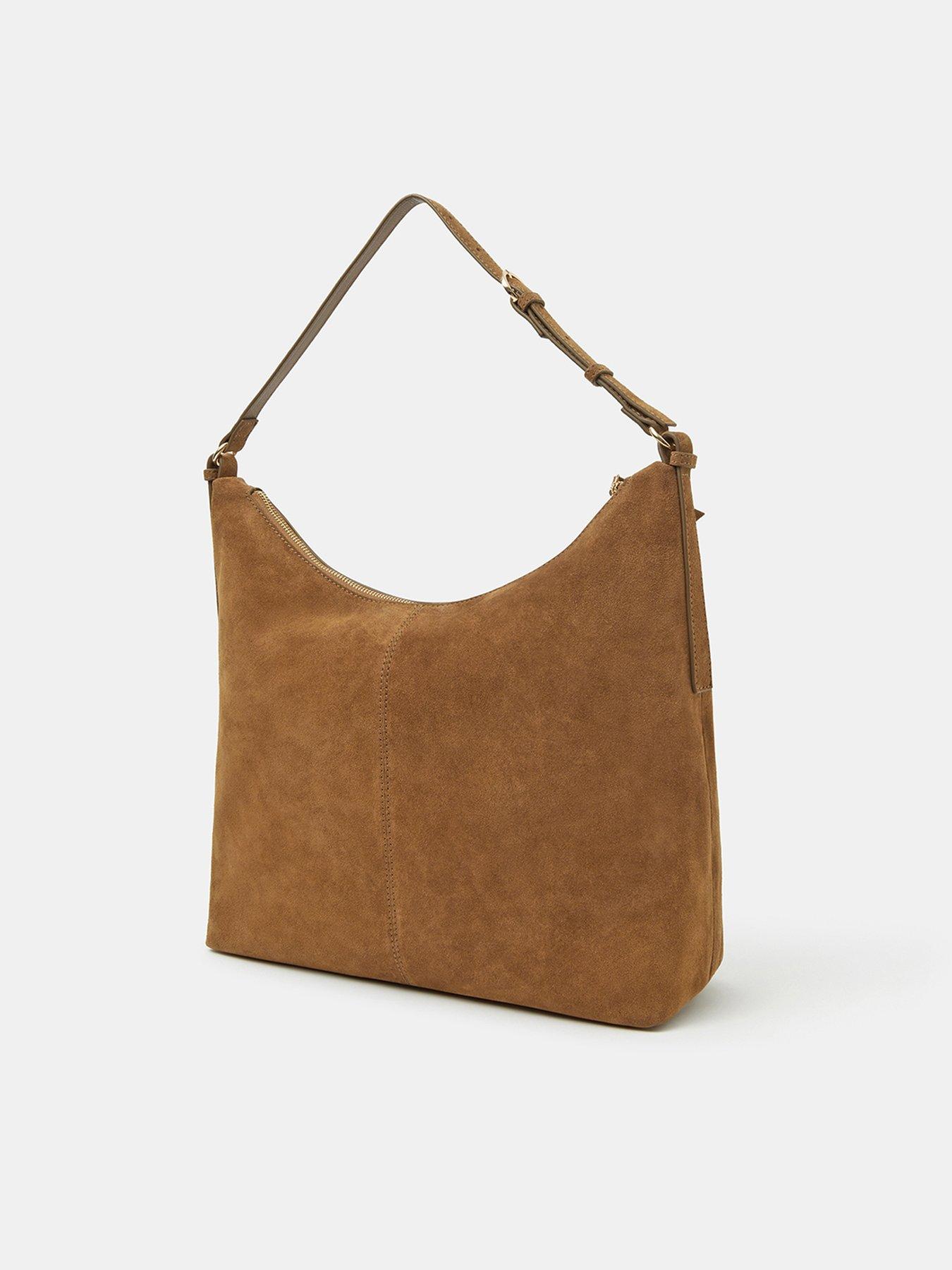Image 5 of 5 of Accessorize Slouchy Suede Shoulder Bag