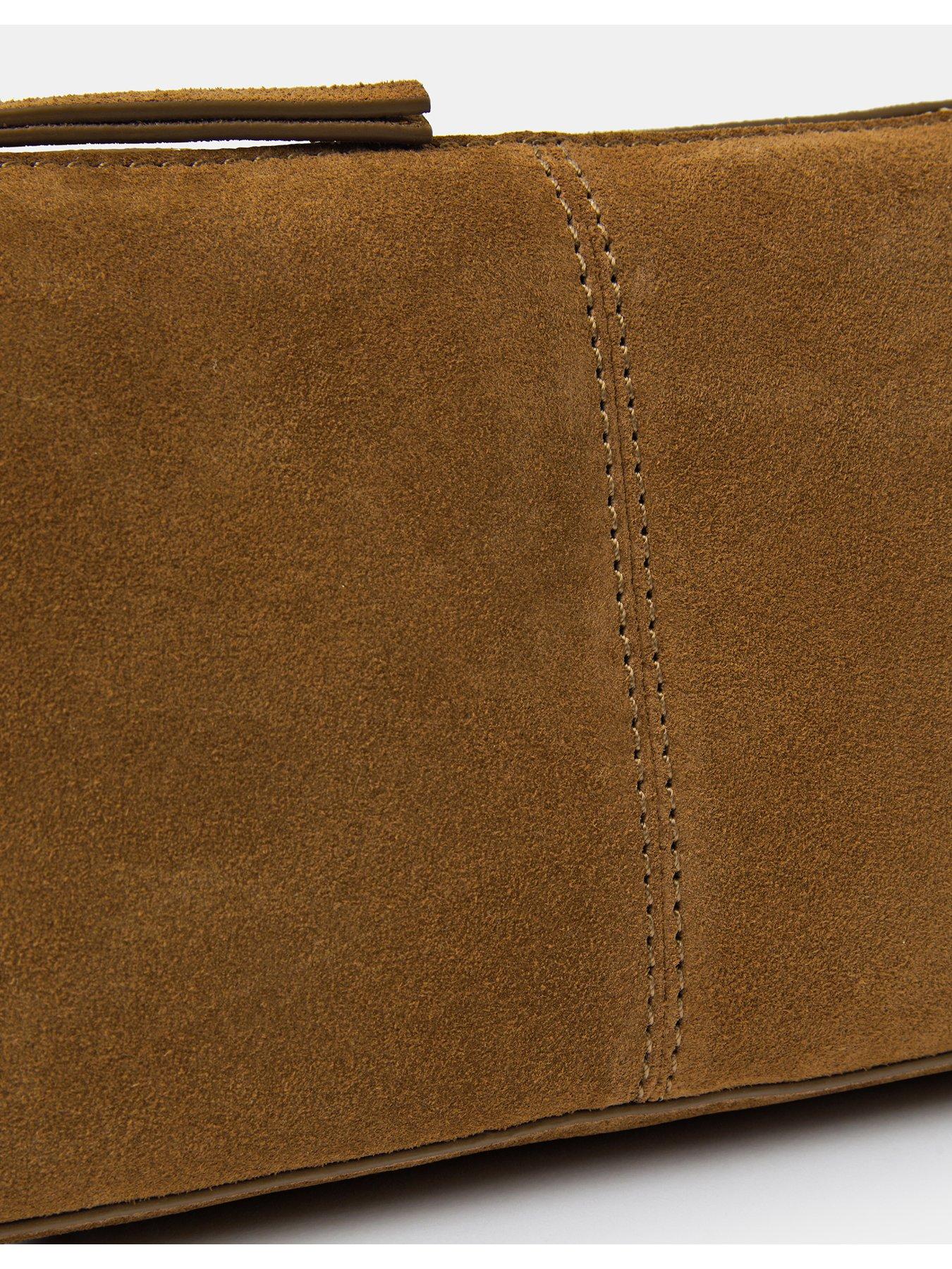 Image 3 of 4 of Accessorize Suede Crossbody Handbag