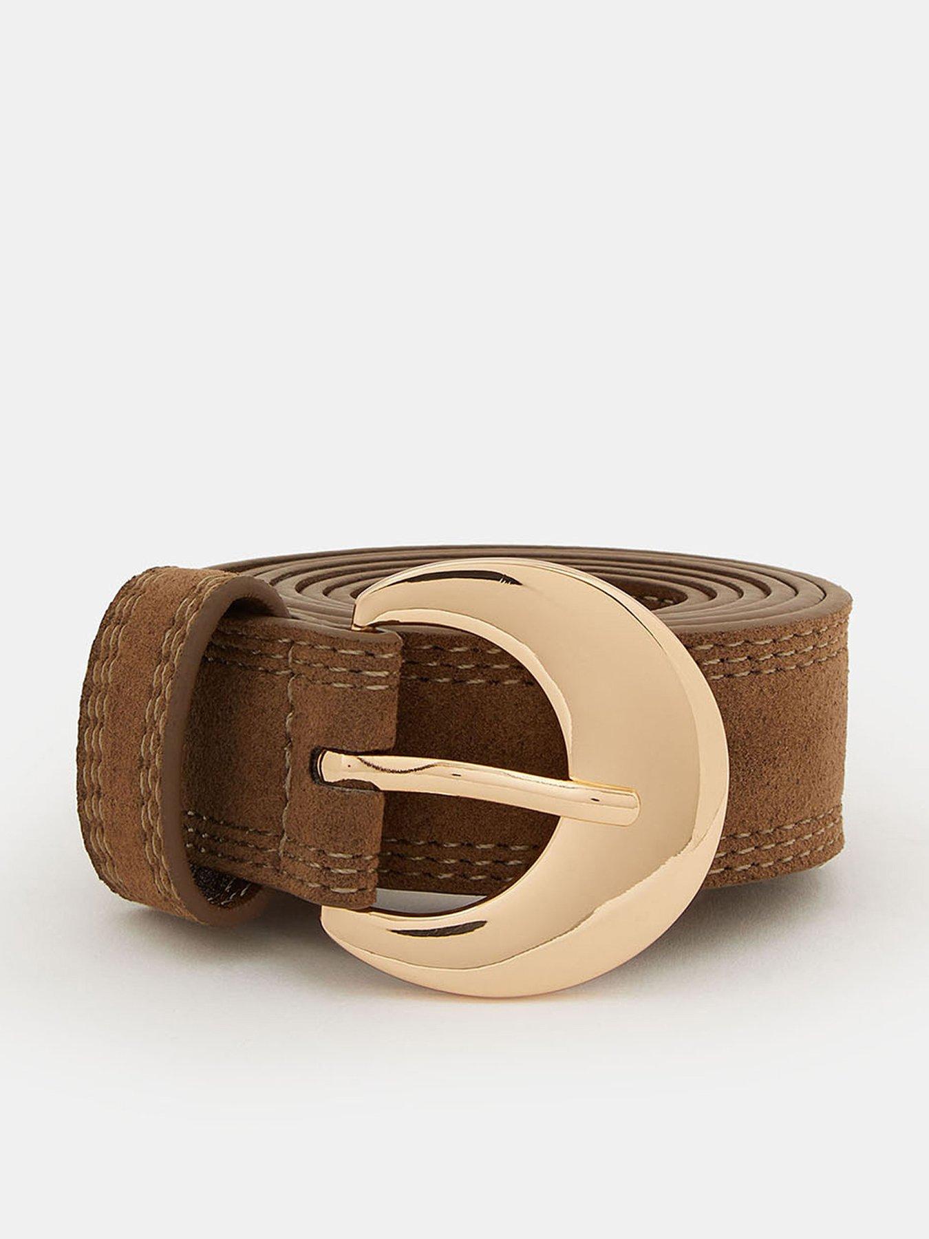 Accessorize Suede Buckle Belt
