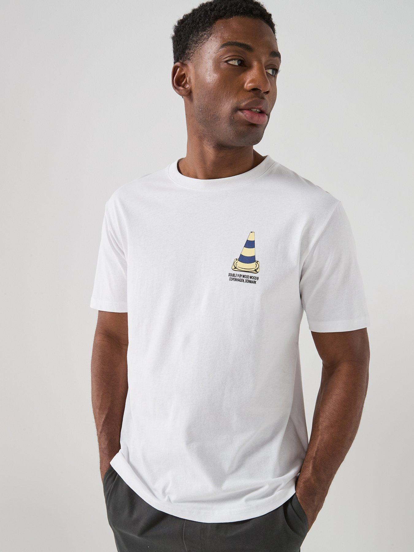 Double A by Wood Wood Cone T-Shirt - White
