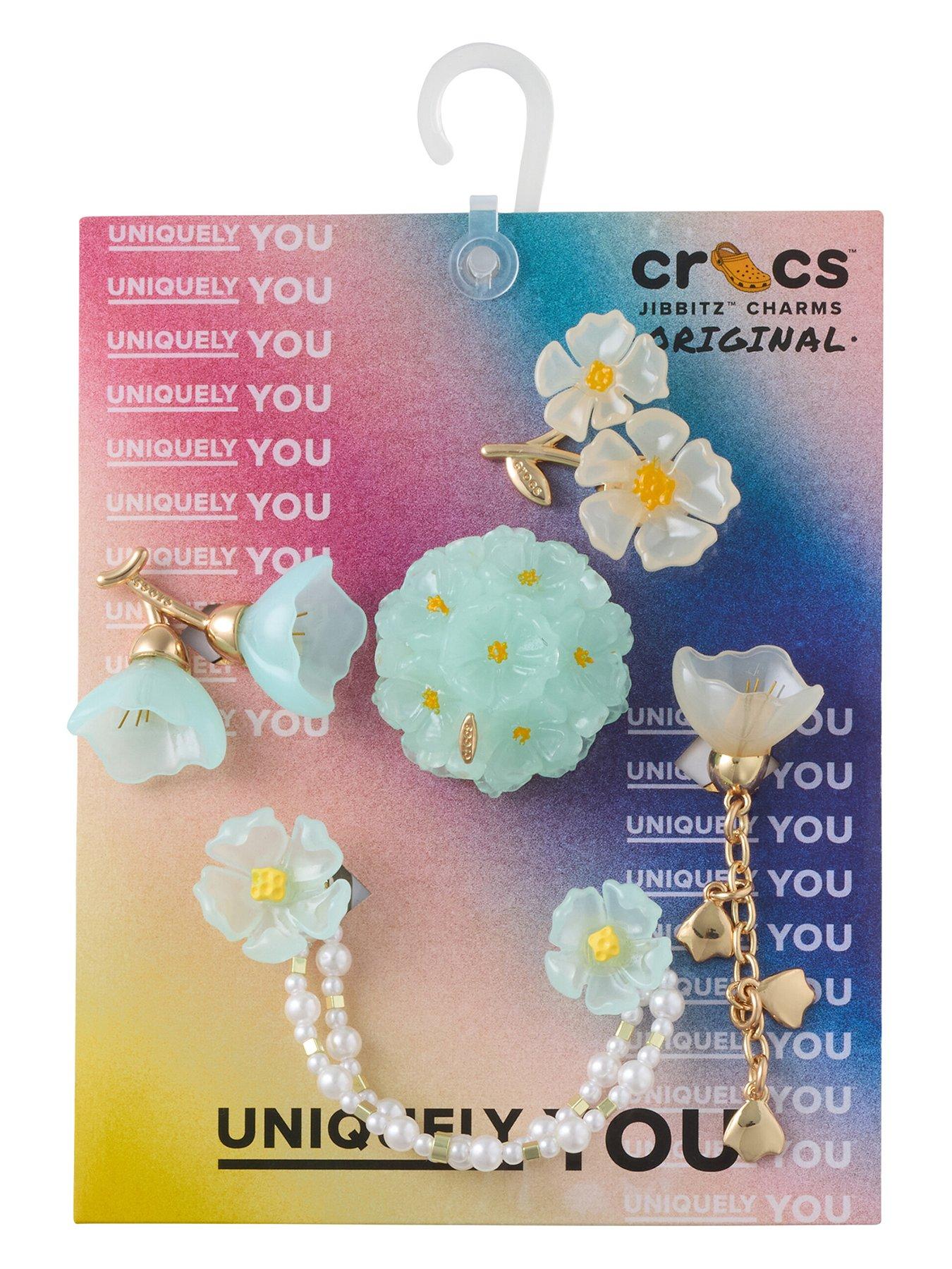Image 4 of 4 of Crocs Dainty Floral 5 Pack - Blue