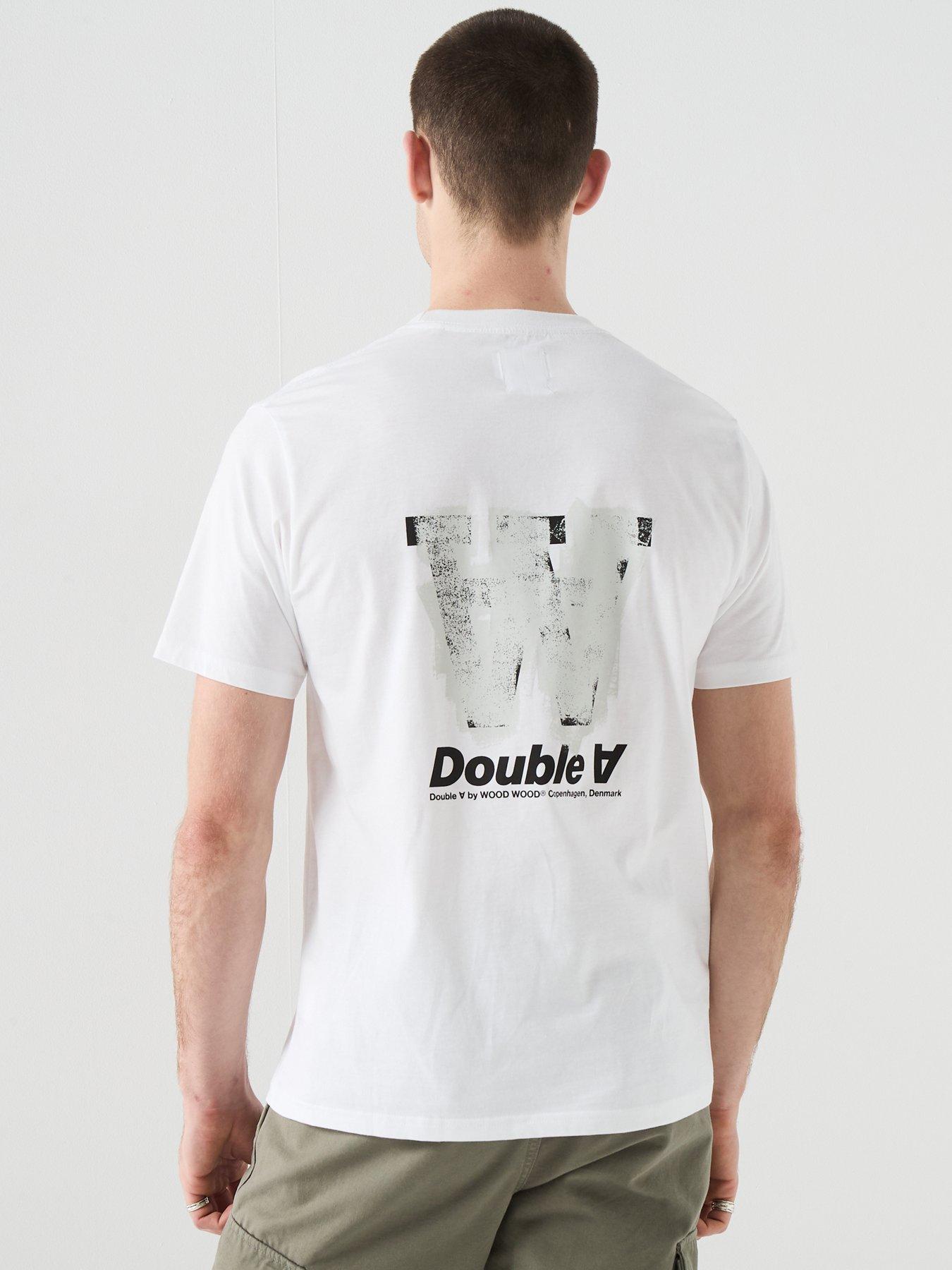 Image 2 of 6 of Double A by Wood Wood Roller T-Shirt - White
