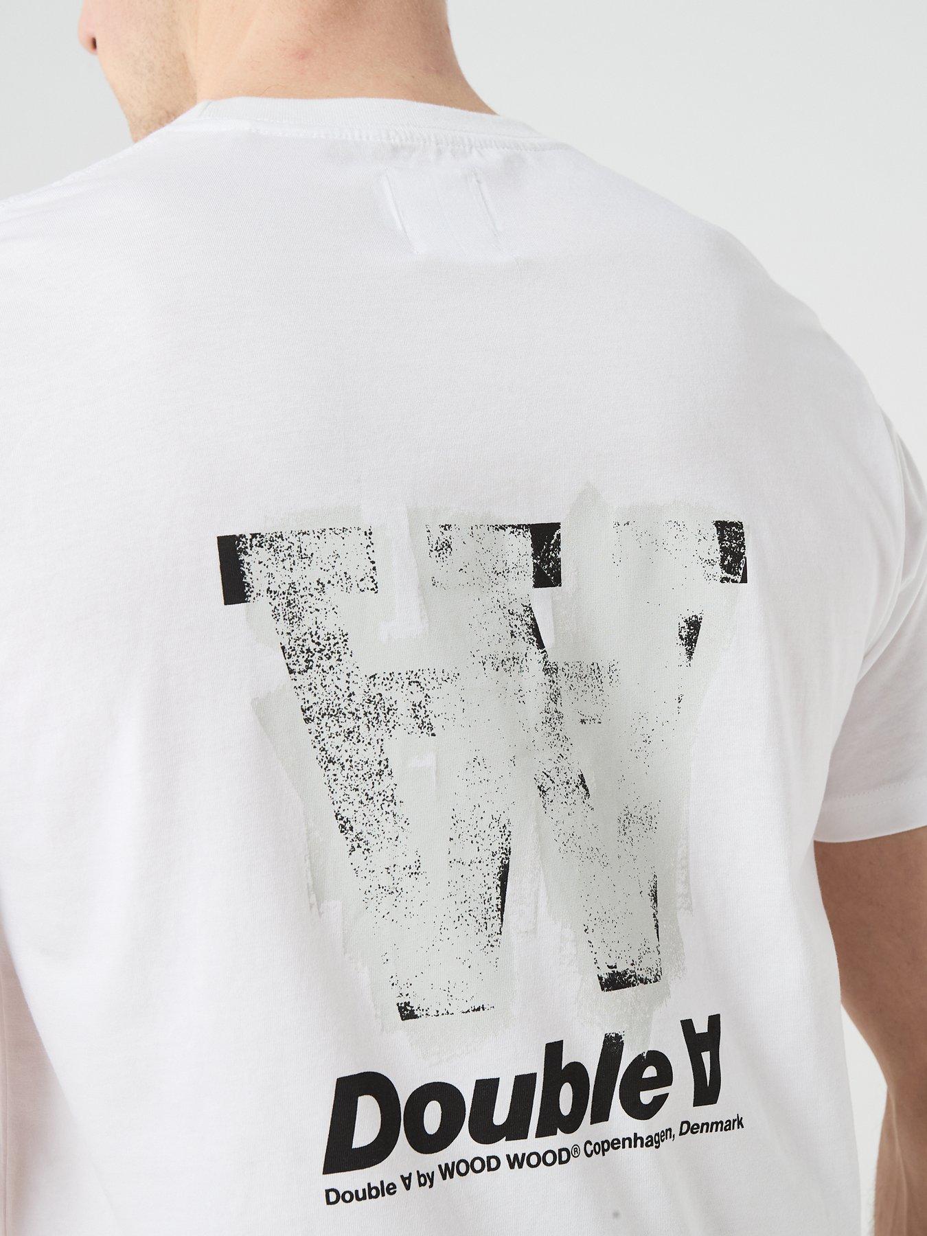 Image 6 of 6 of Double A by Wood Wood Roller T-Shirt - White