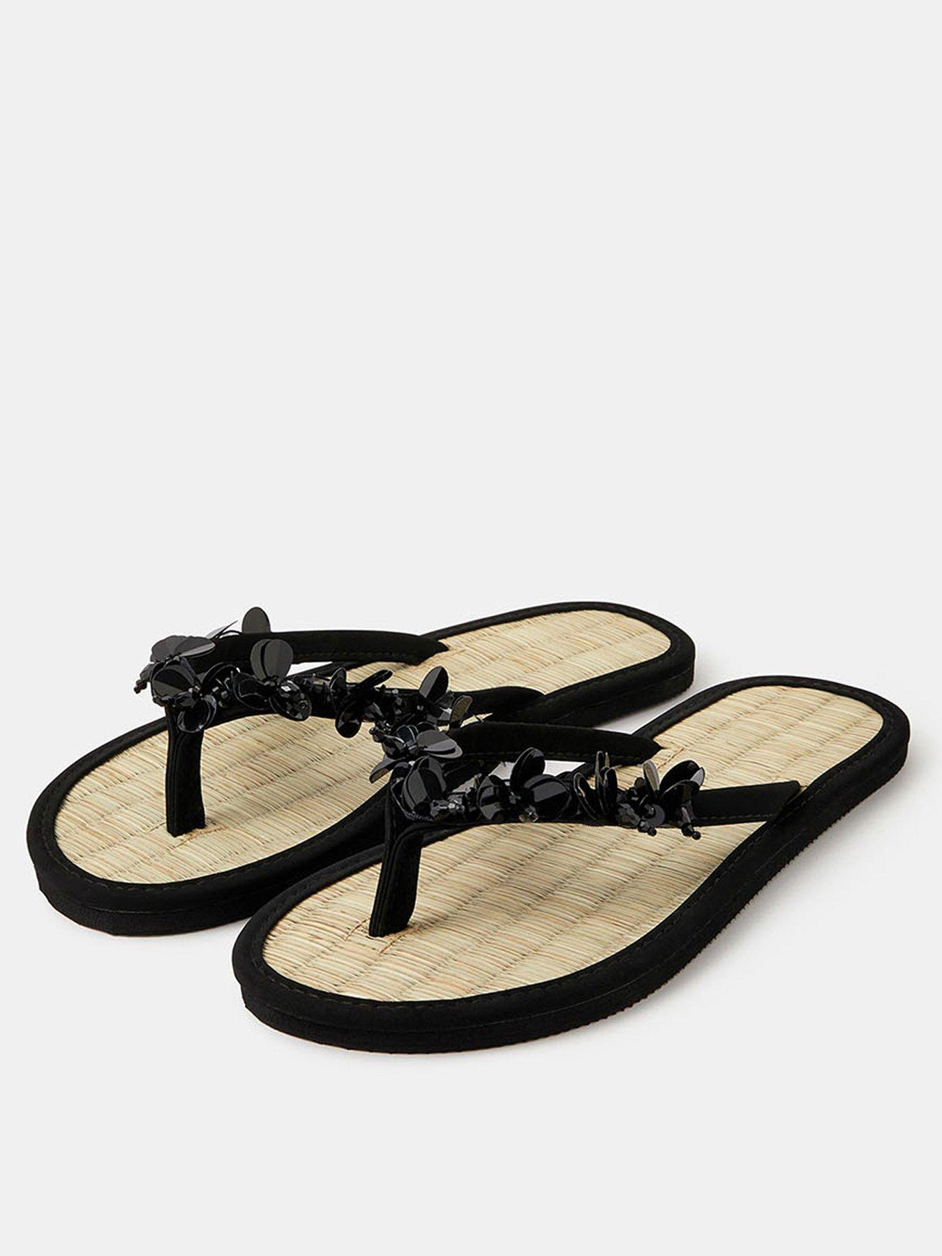 accessorize-sequin-embellished-seagrass-flip-flops-blackstillFront