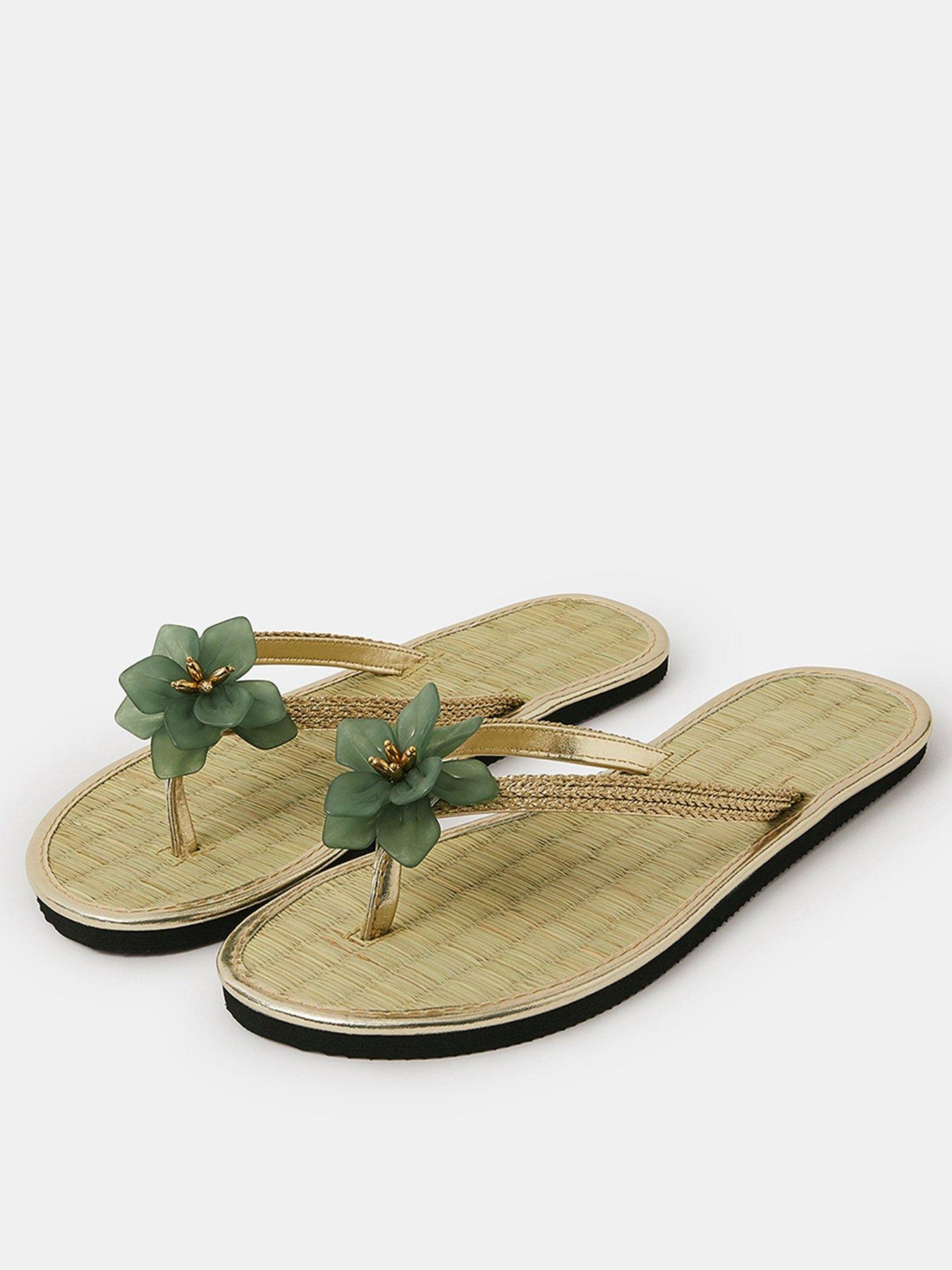 accessorize-flower-metallic-seagrass-flip-flops-greengoldstillFront