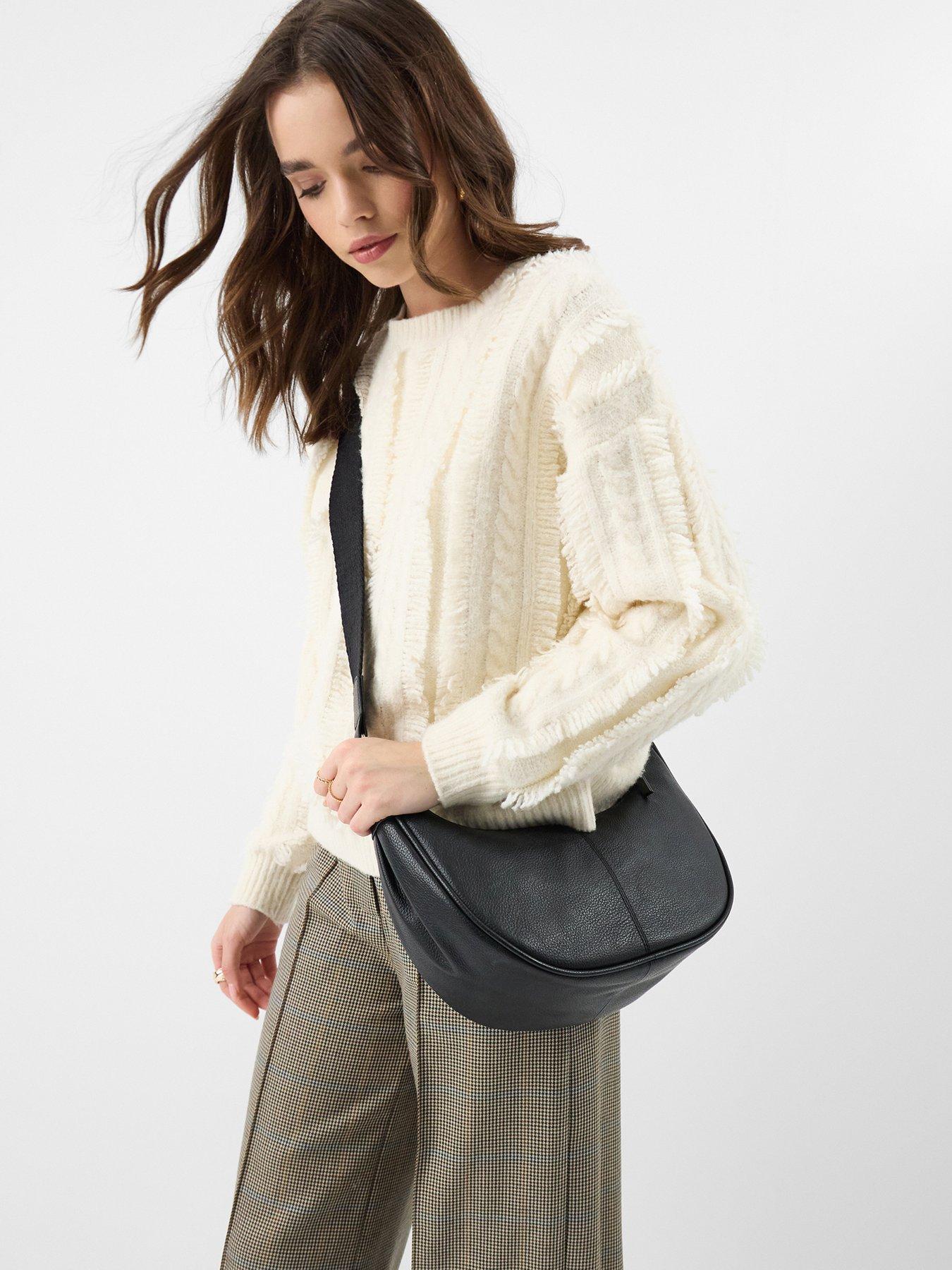 Image 2 of 5 of Accessorize Leather Crossbody Bag