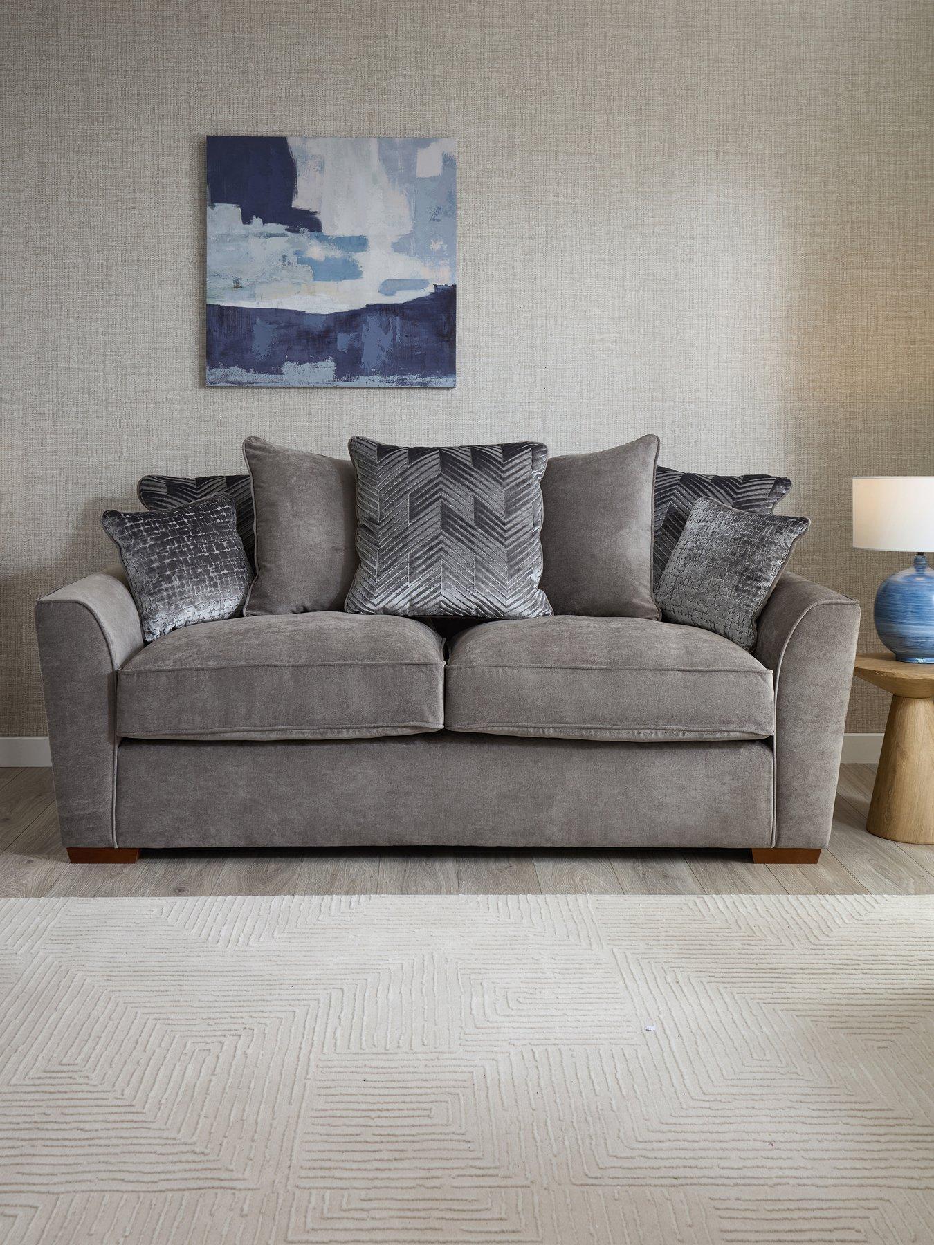 The Very Collection Roulette 3 Seater Fabric Sofa