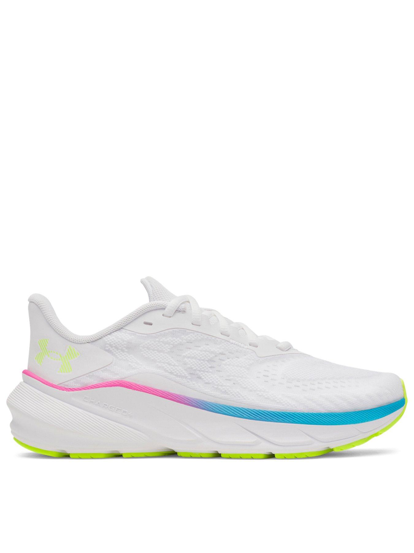 Image 1 of 5 of UNDER ARMOUR Womens Running Turbulence Trainers - White