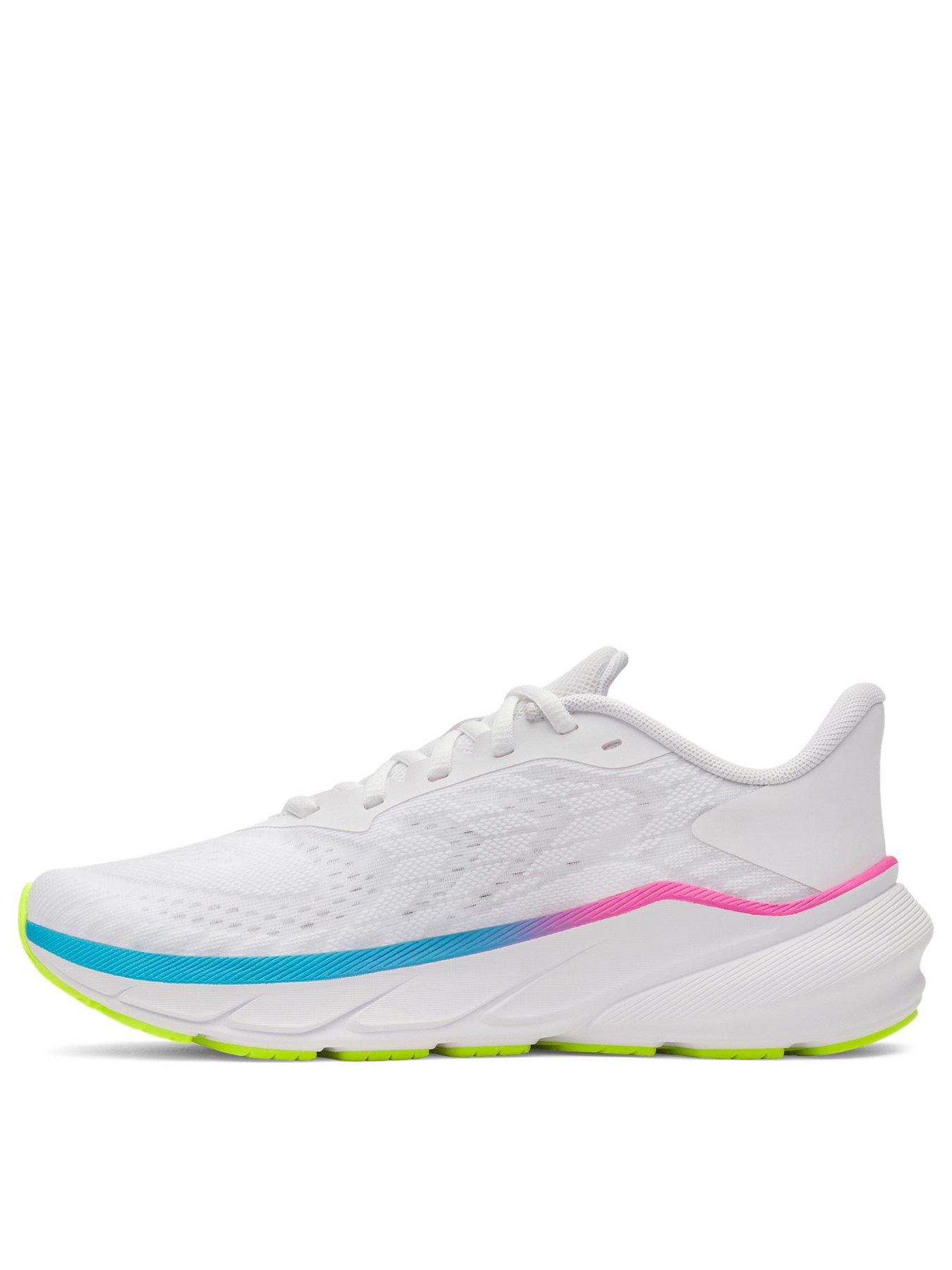 Image 3 of 5 of UNDER ARMOUR Womens Running Turbulence Trainers - White