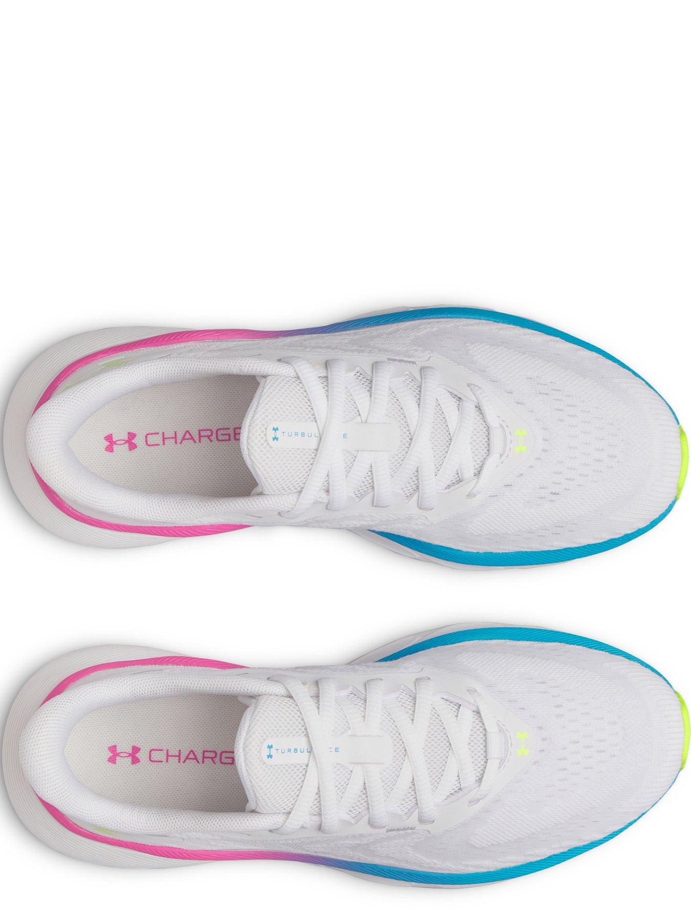 Image 4 of 5 of UNDER ARMOUR Womens Running Turbulence Trainers - White