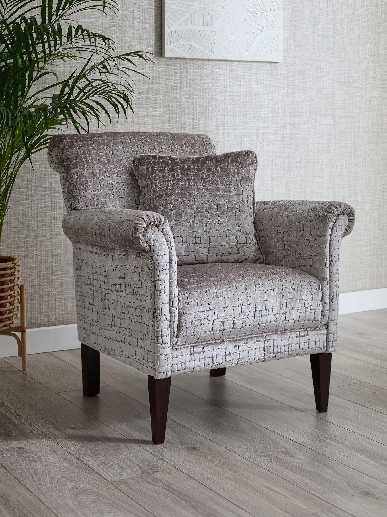 The Very Collection Roulette Fabric Accent Chair