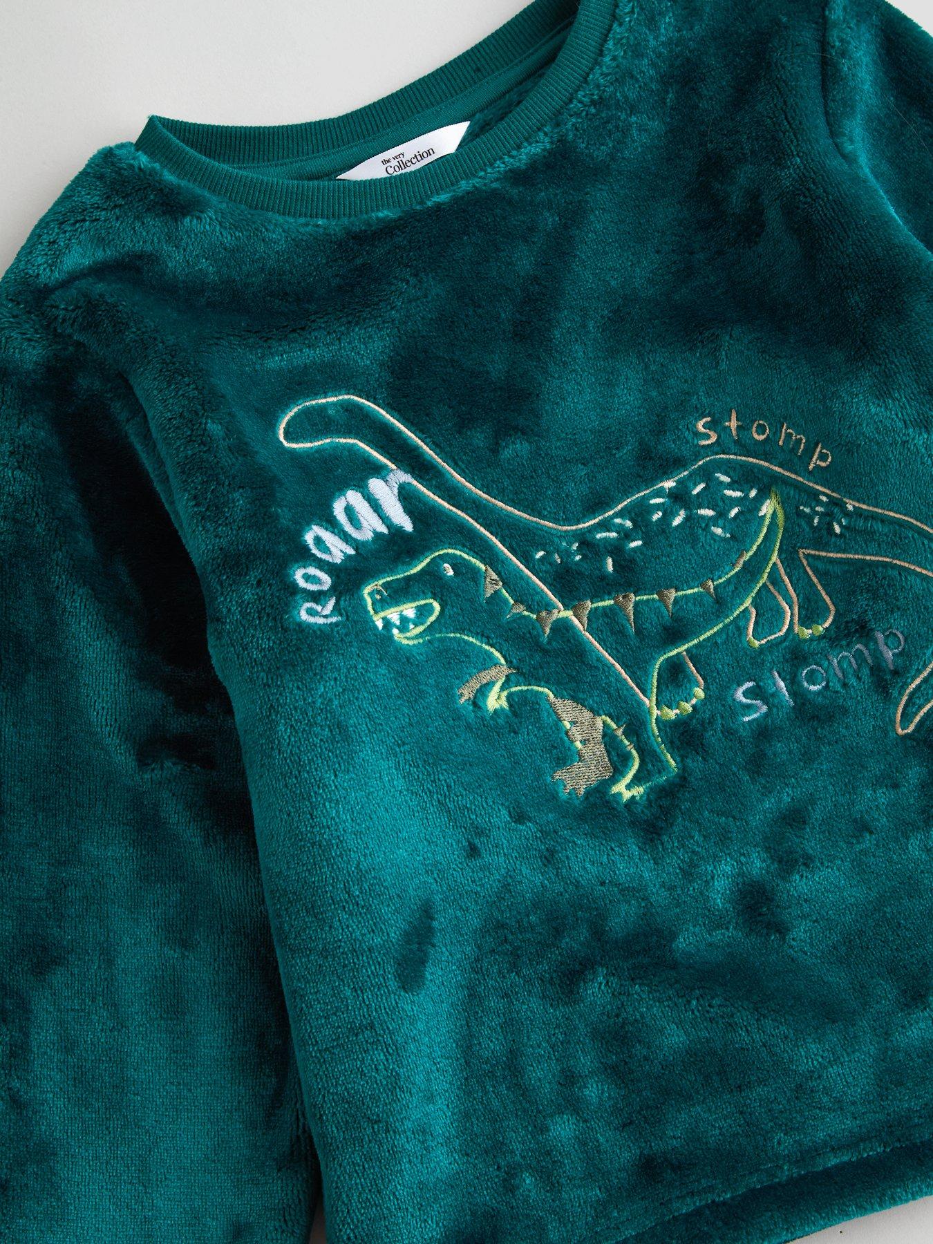 Image 4 of 4 of The Very Collection Boys Dinosaur Fleece Pyjama (9months-7 Years)