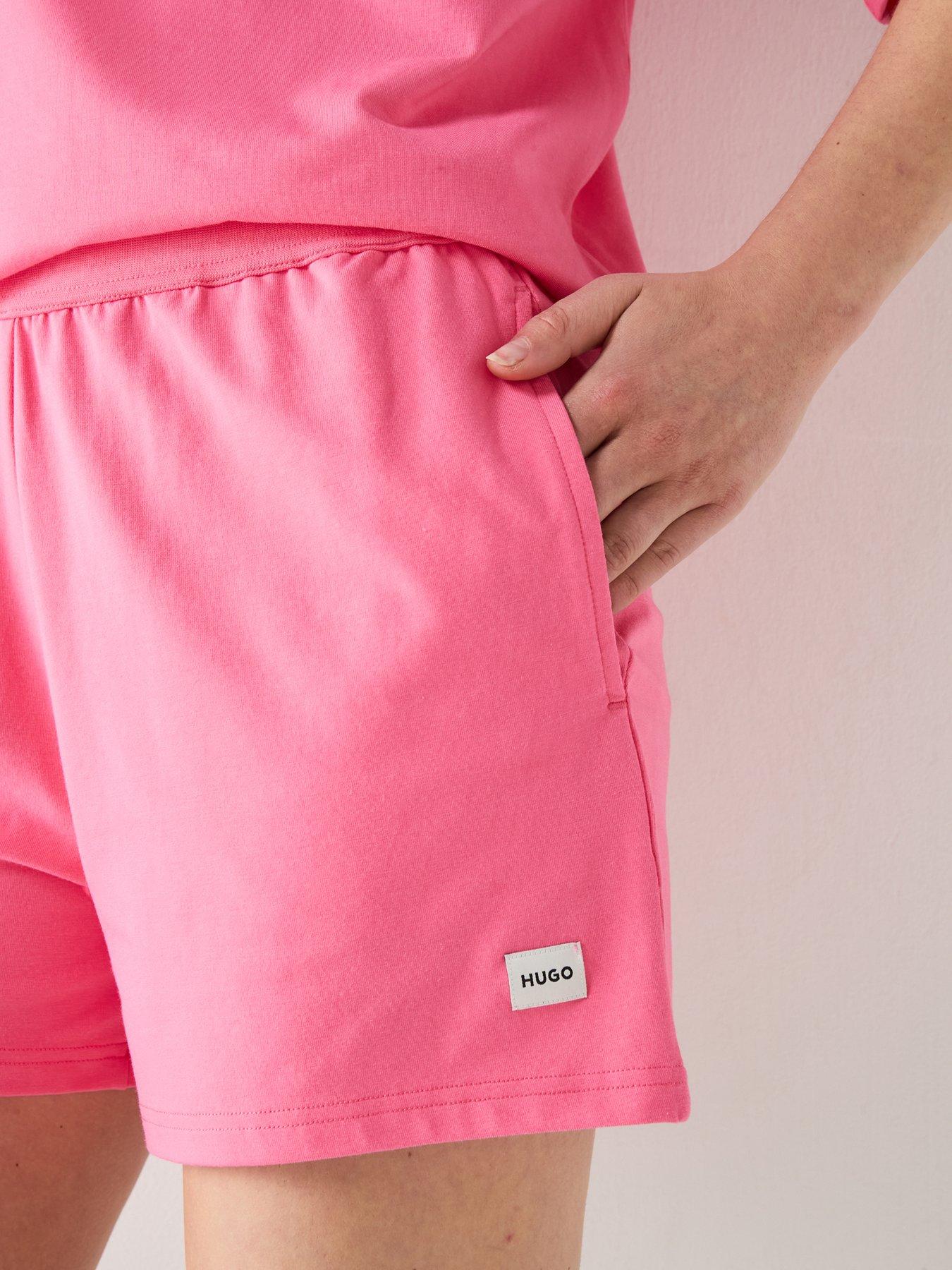 Image 4 of 6 of HUGO Signature Shorts - Pink
