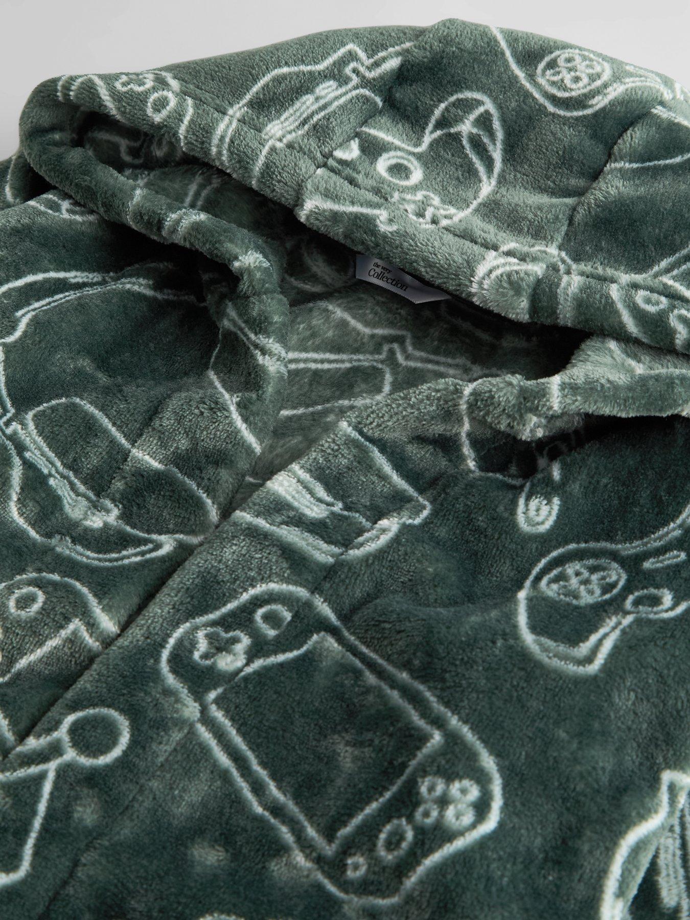 Image 5 of 5 of The Very Collection Boys Gaming Fleece Dressing Gown (3-16 Years)