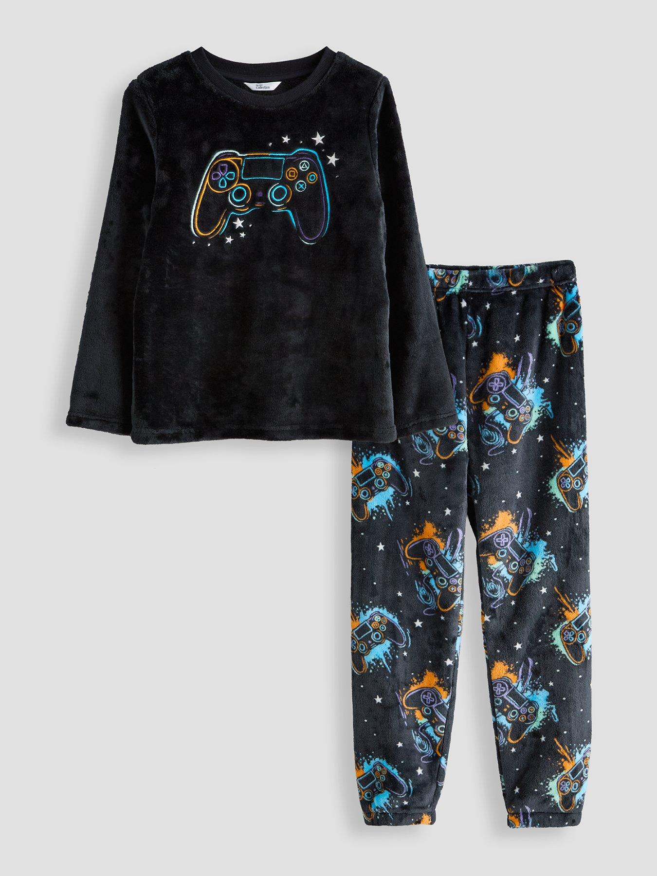 Image 1 of 5 of The Very Collection Boys Gaming Fleece Pyjama (3-16 Years)
