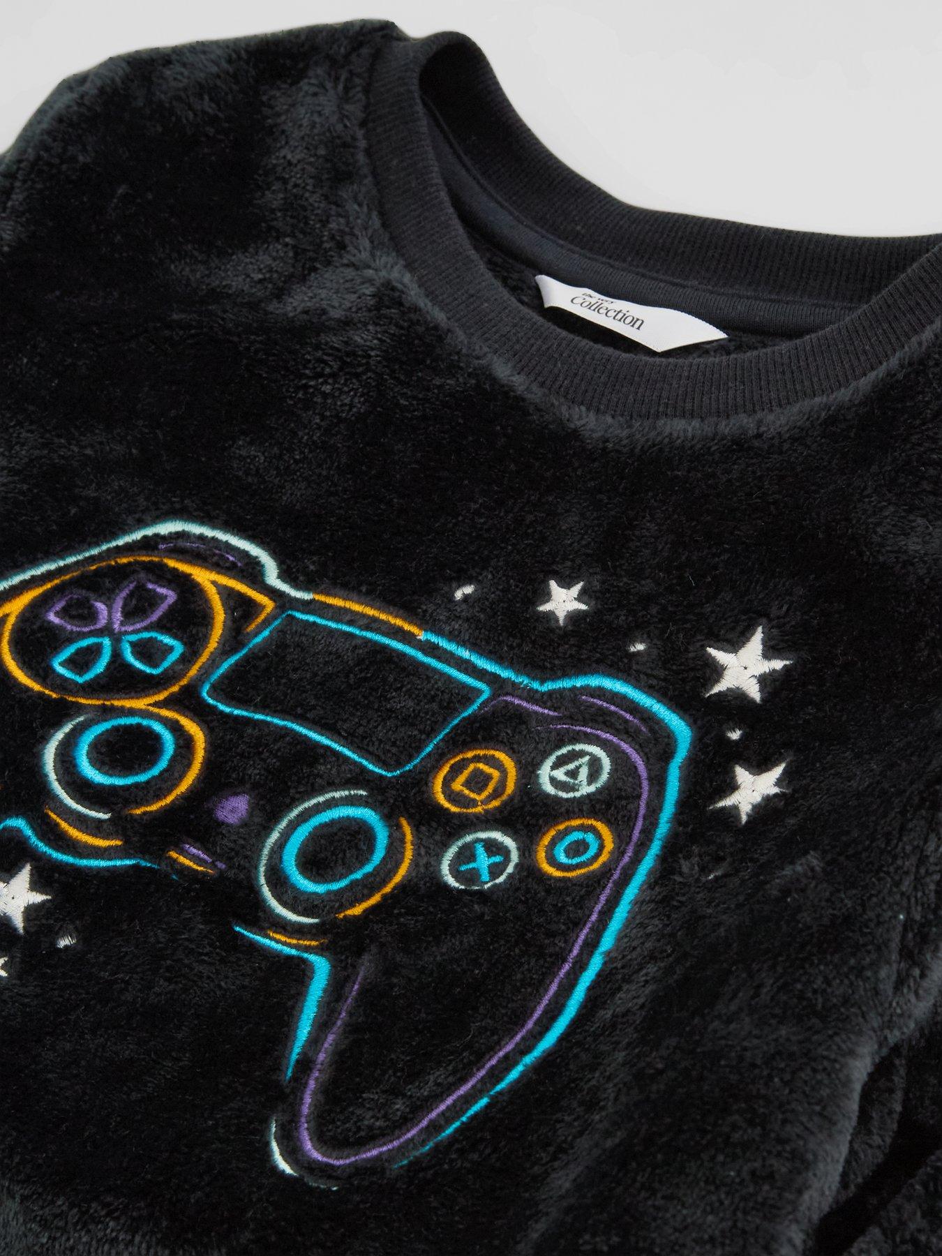 Image 4 of 5 of The Very Collection Boys Gaming Fleece Pyjama (3-16 Years)