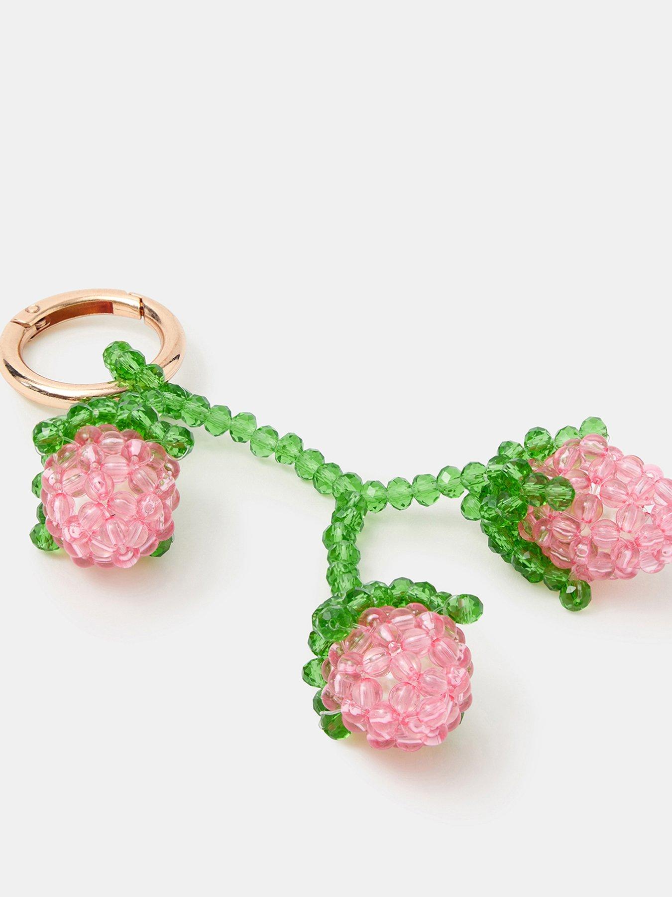 accessorize-strawberry-beaded-bag-charm-pinkoutfit