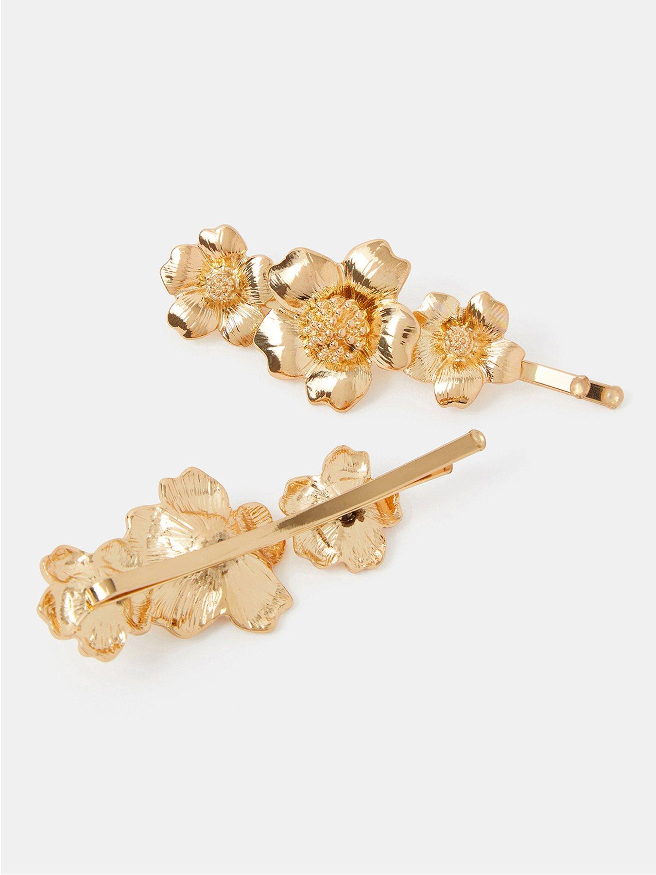 accessorize-2-pack-floral-metal-hair-slides-goldback