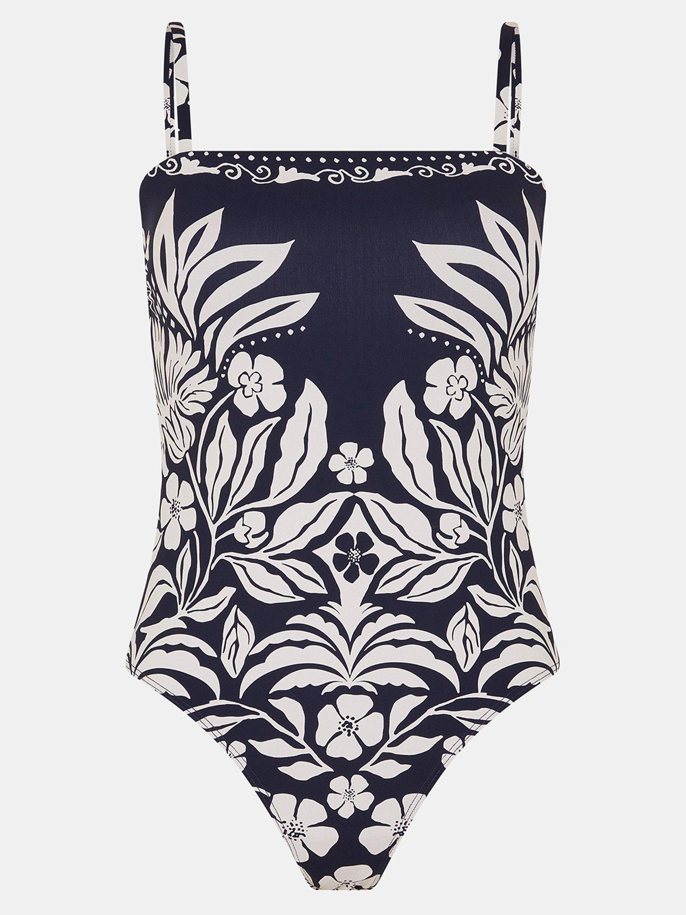 accessorize-floral-print-bandeau-swimsuit-bluedetail