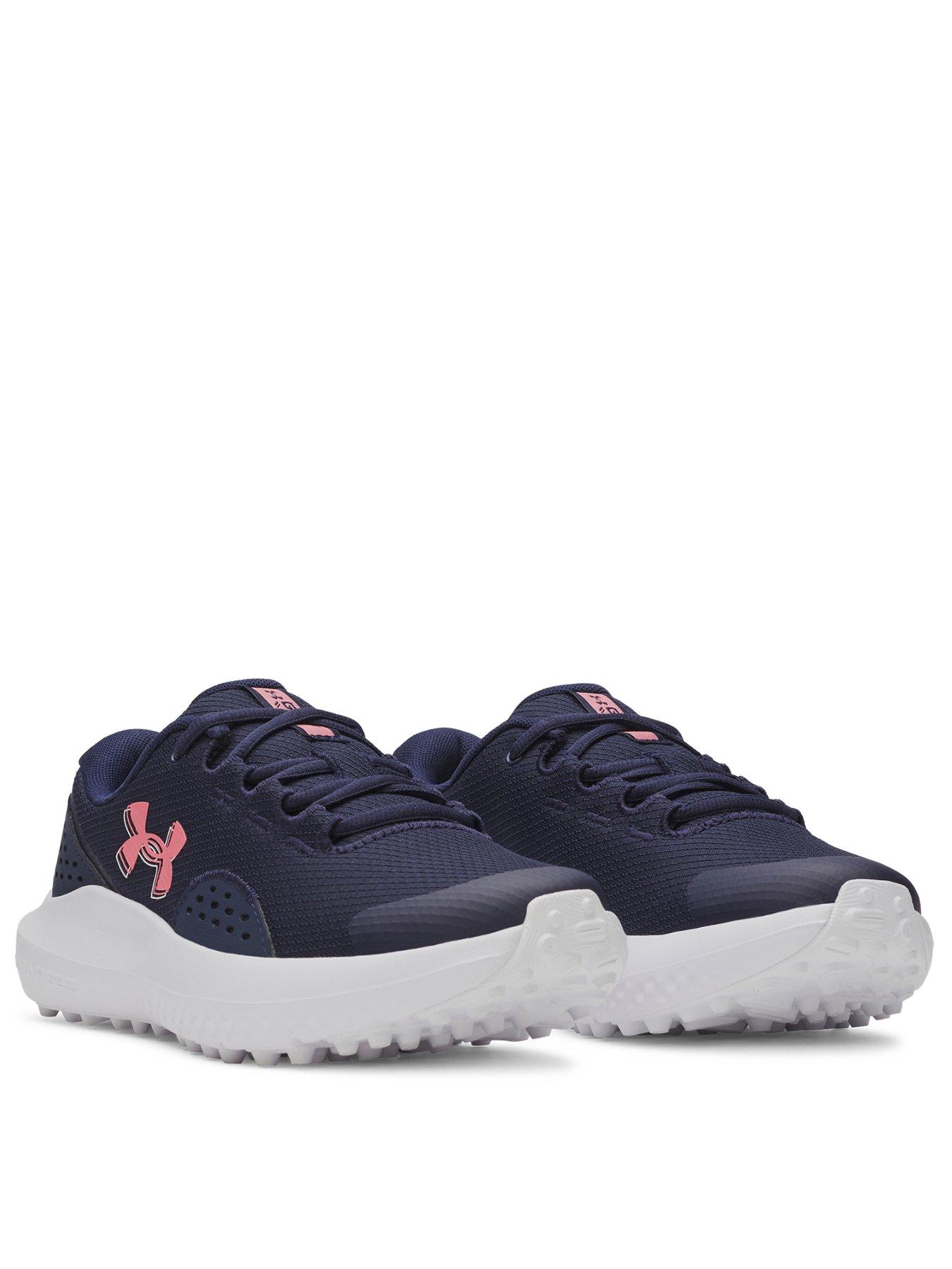 Image 2 of 5 of UNDER ARMOUR Womens Golf Surge Sl Trainers - Navy