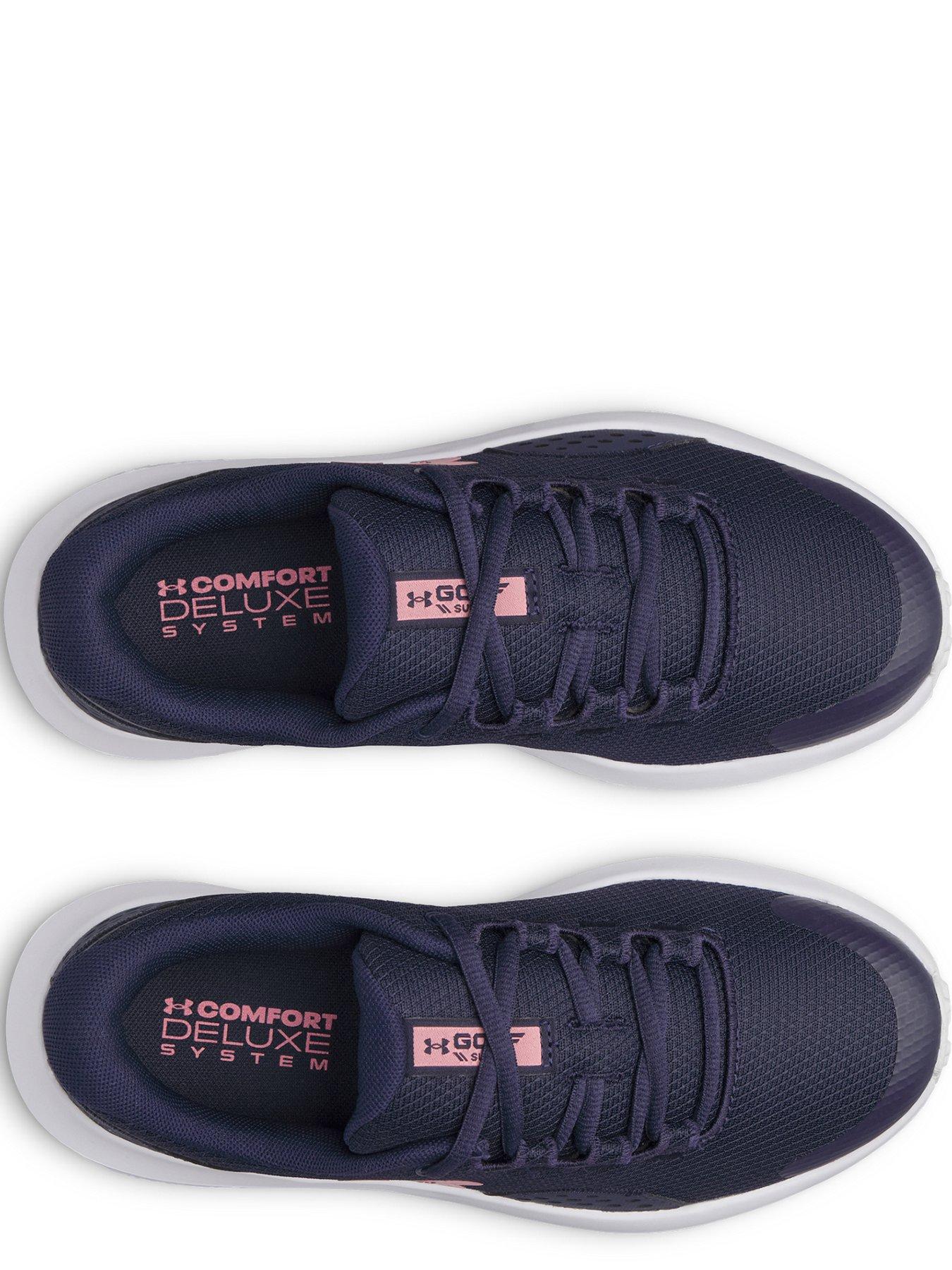 Image 4 of 5 of UNDER ARMOUR Womens Golf Surge Sl Trainers - Navy