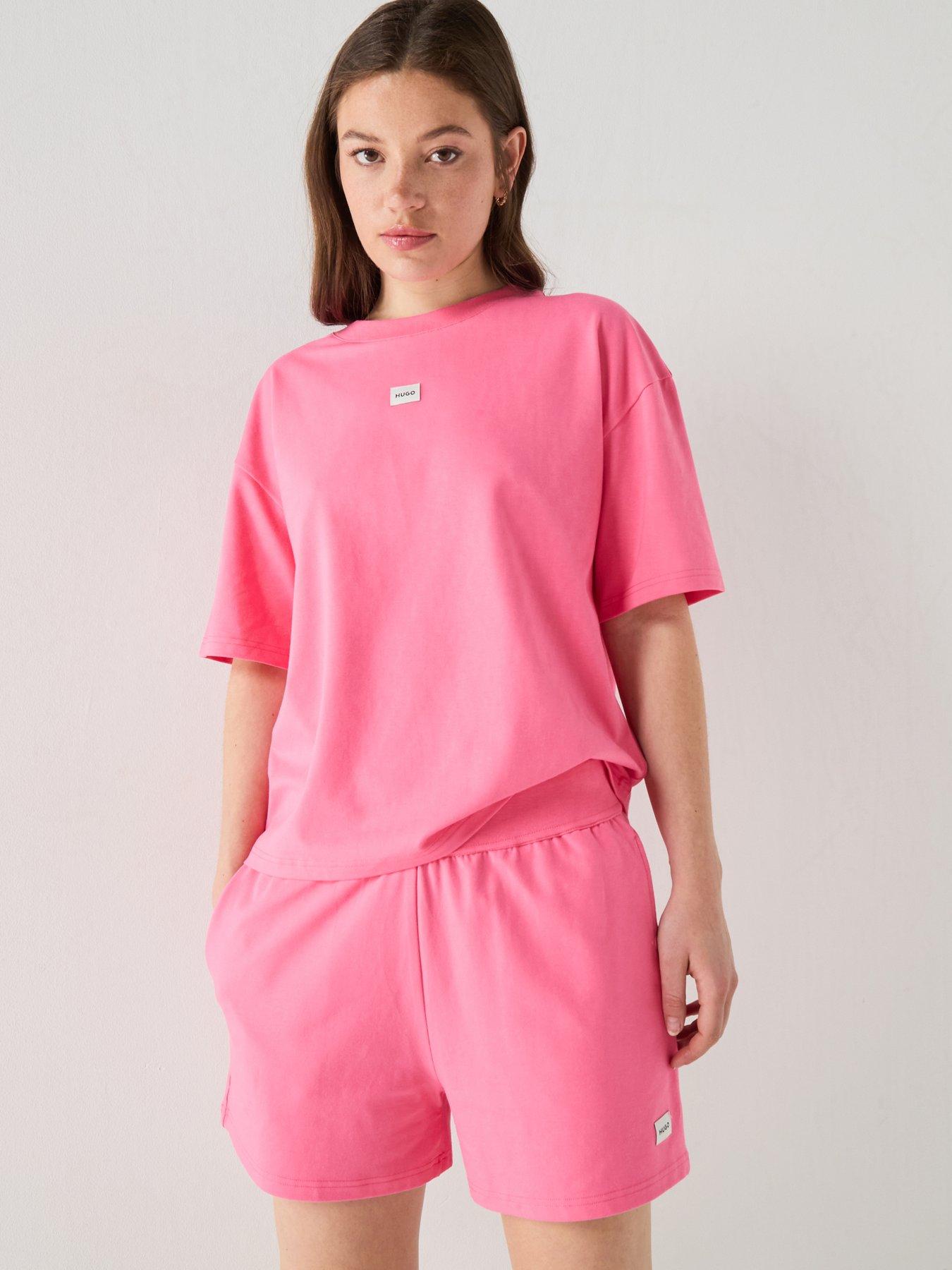 Image 1 of 5 of HUGO Signature T-shirt - Pink