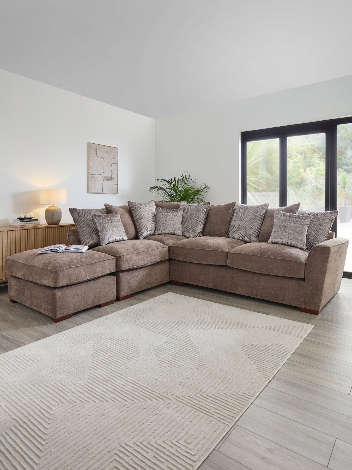 the-very-collection-roulette-left-hand-fabric-corner-chaise-with-footstoolfront