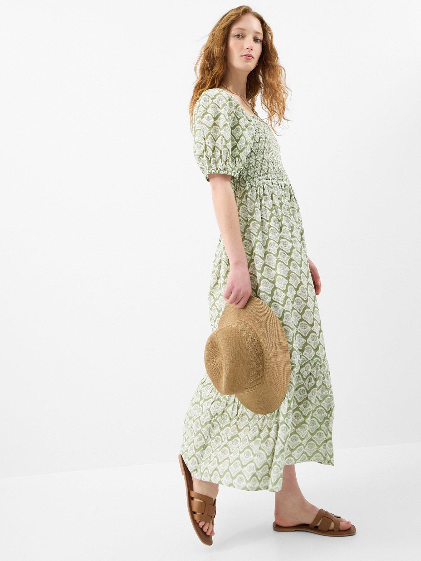 accessorize-floral-print-puff-sleeve-maxi-dress-greenfront