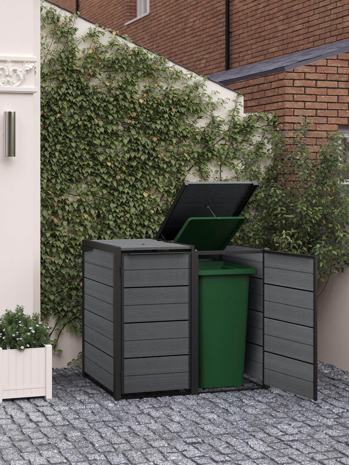 Image 1 of 7 of Keter Bin Hideaway Extension Deco - Grey