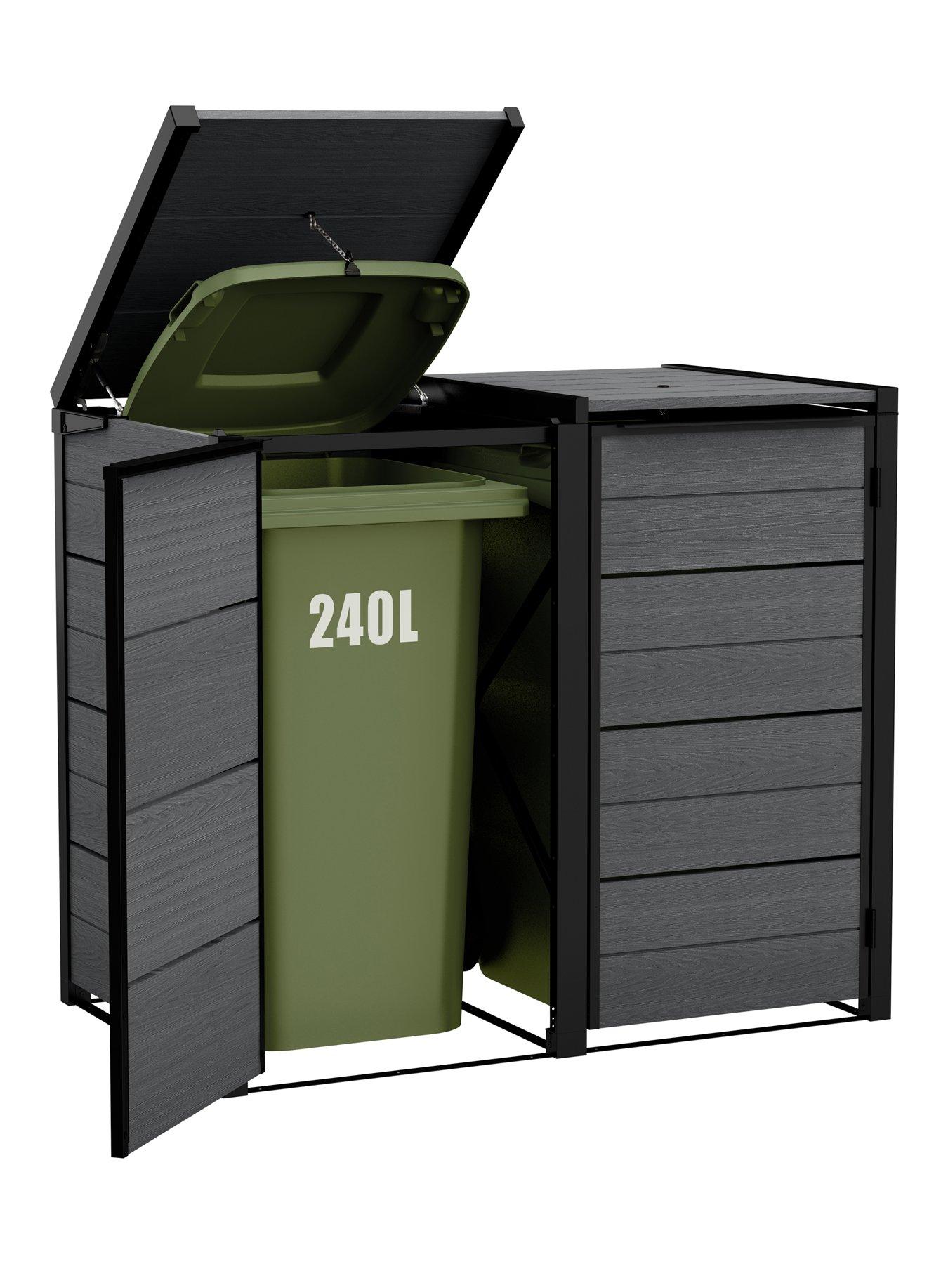 Image 3 of 7 of Keter Bin Hideaway Extension Deco - Grey