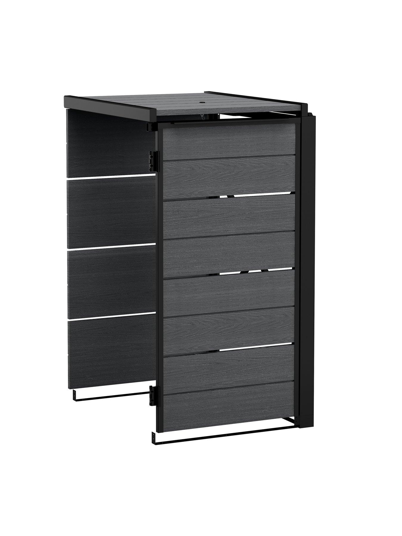 Image 4 of 7 of Keter Bin Hideaway Extension Deco - Grey