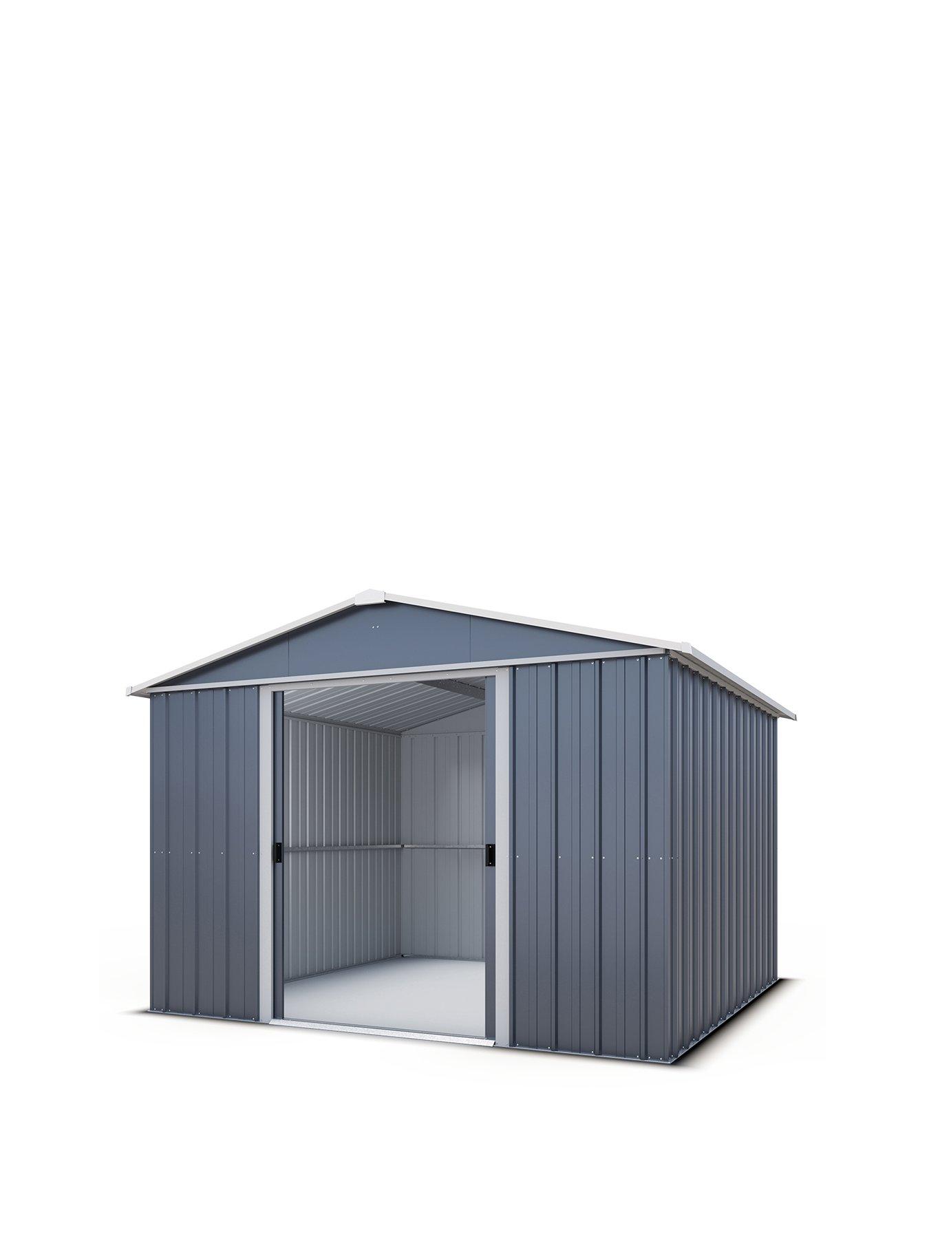yardmaster-10ft-x-10ft-castleton-apex-roof-metal-shedstillFront