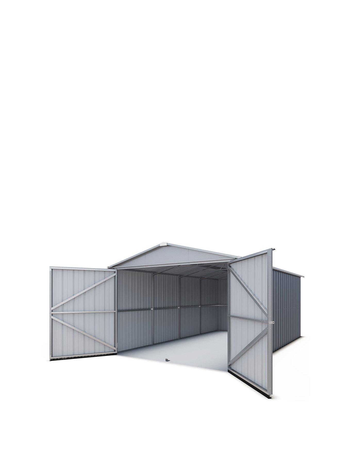 yardmaster-10x17ftnbspmetal-garage-with-2-large-swing-doorsstillFront