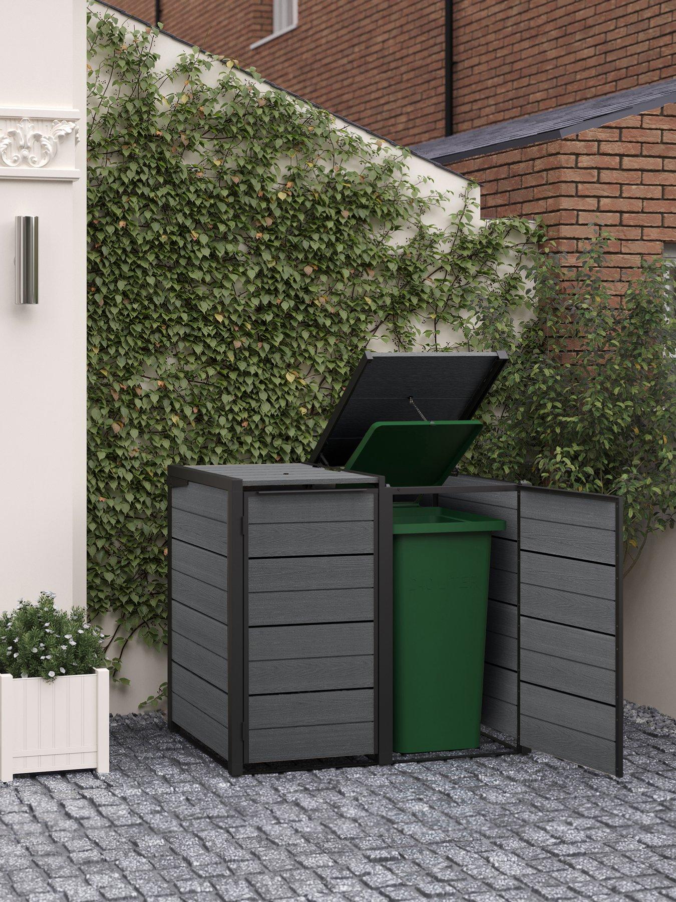 Image 1 of 7 of Keter Hideaway Bin Storage - Grey