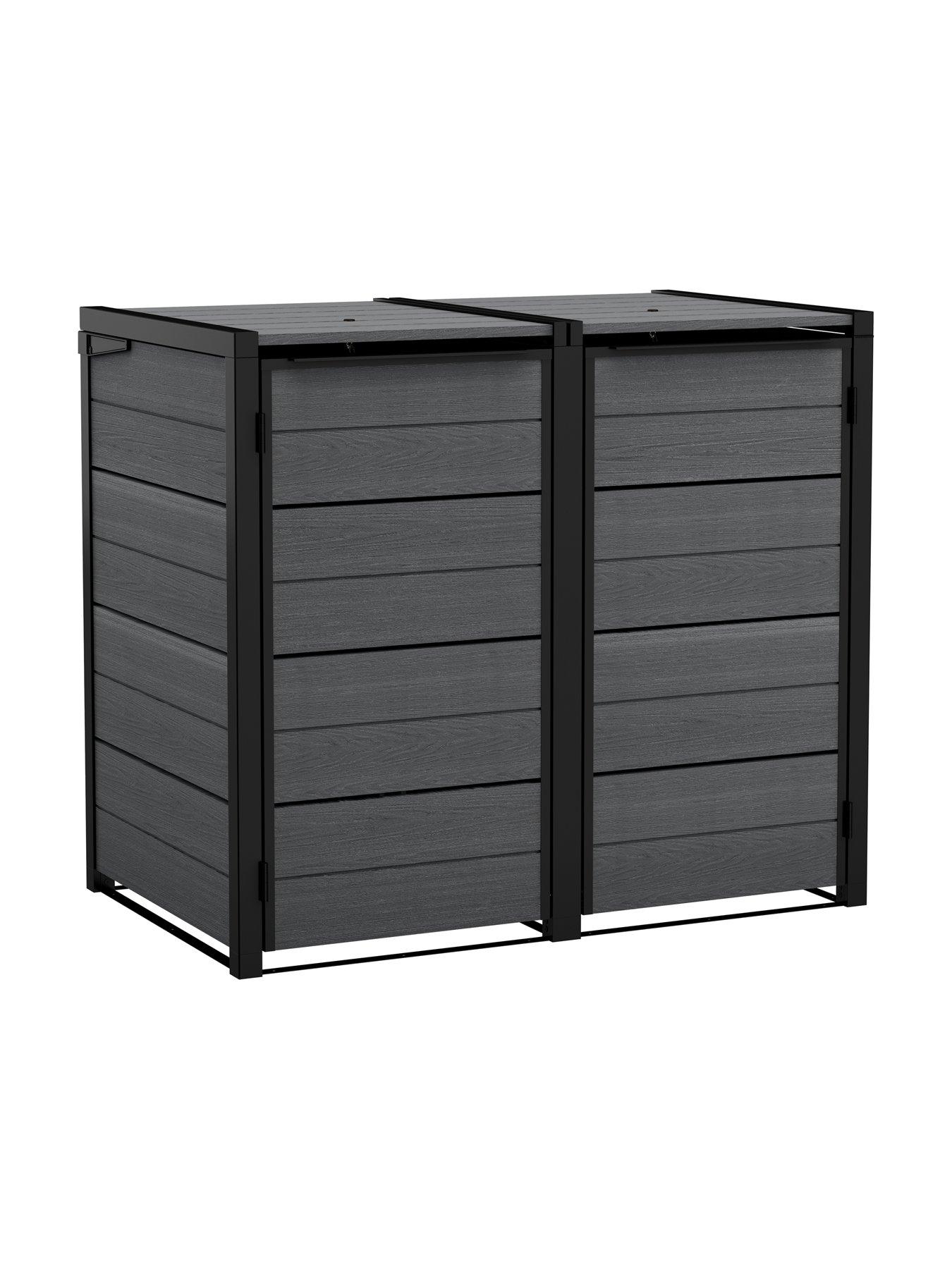 Image 3 of 7 of Keter Hideaway Bin Storage - Grey