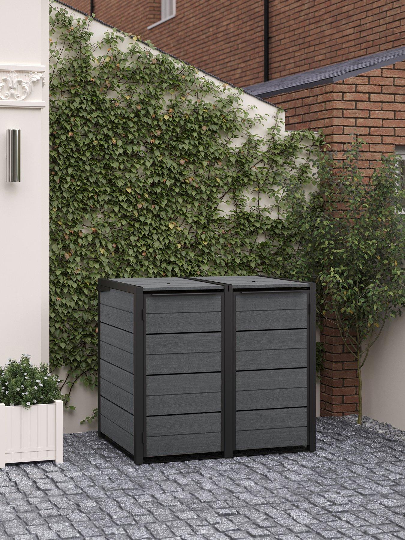 Image 4 of 7 of Keter Hideaway Bin Storage - Grey