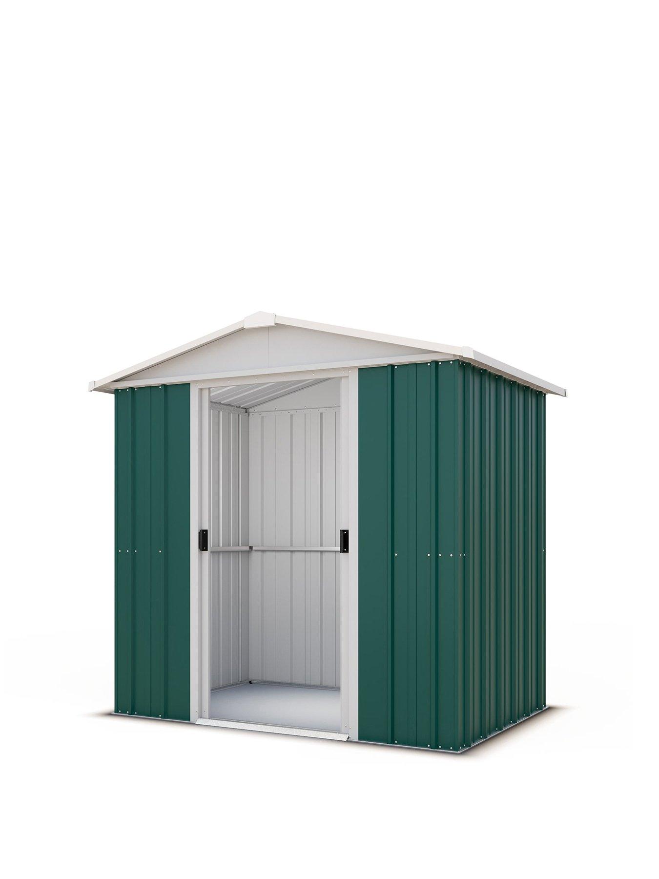 yardmaster-6-x-6-ft-apex-roof-metal-shedstillFront