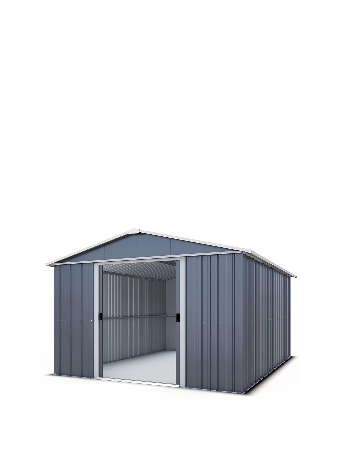 Image 2 of 6 of Yardmaster 10ft X 13ft Castleton Apex Roof Metal Shed