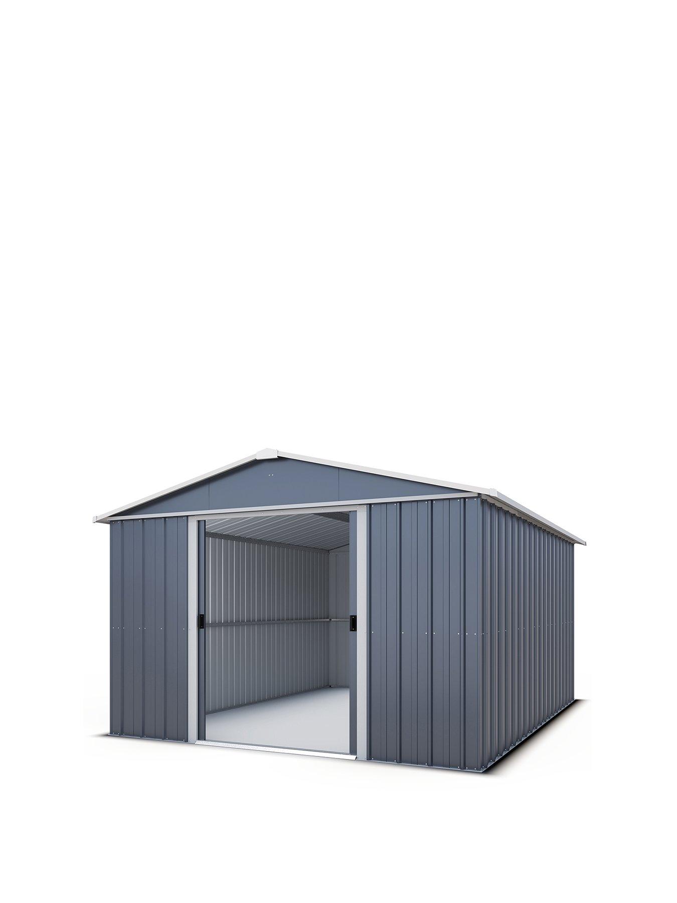 yardmaster-10ft-x-8ft-castleton-apex-roof-metal-shedstillFront