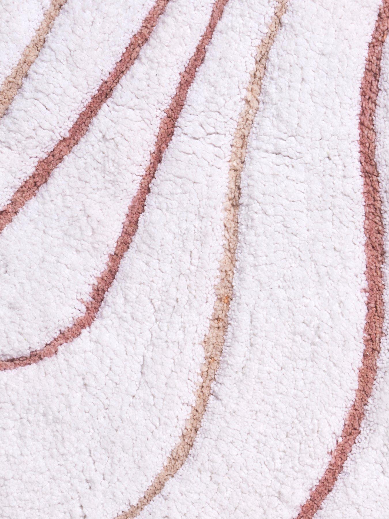 Image 3 of 3 of Croydex Retro Pink Swirl Bath Mat