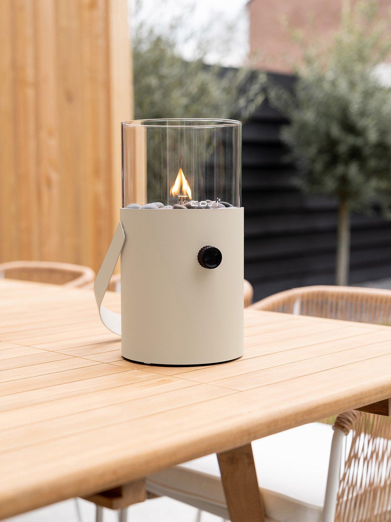 Image 1 of 4 of Pacific Cosiscoop Sandy Beige Fire Lantern