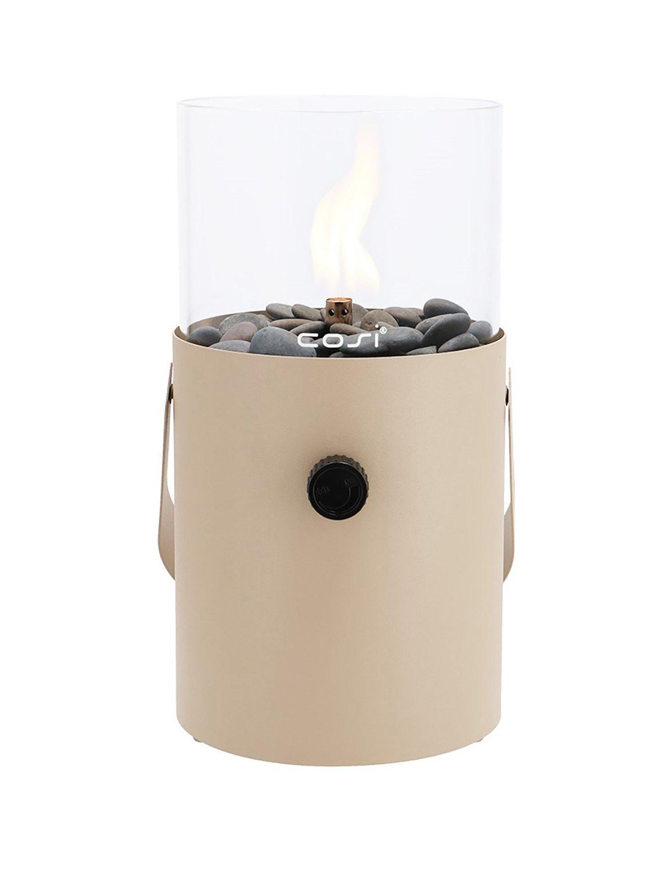 Image 2 of 4 of Pacific Cosiscoop Sandy Beige Fire Lantern